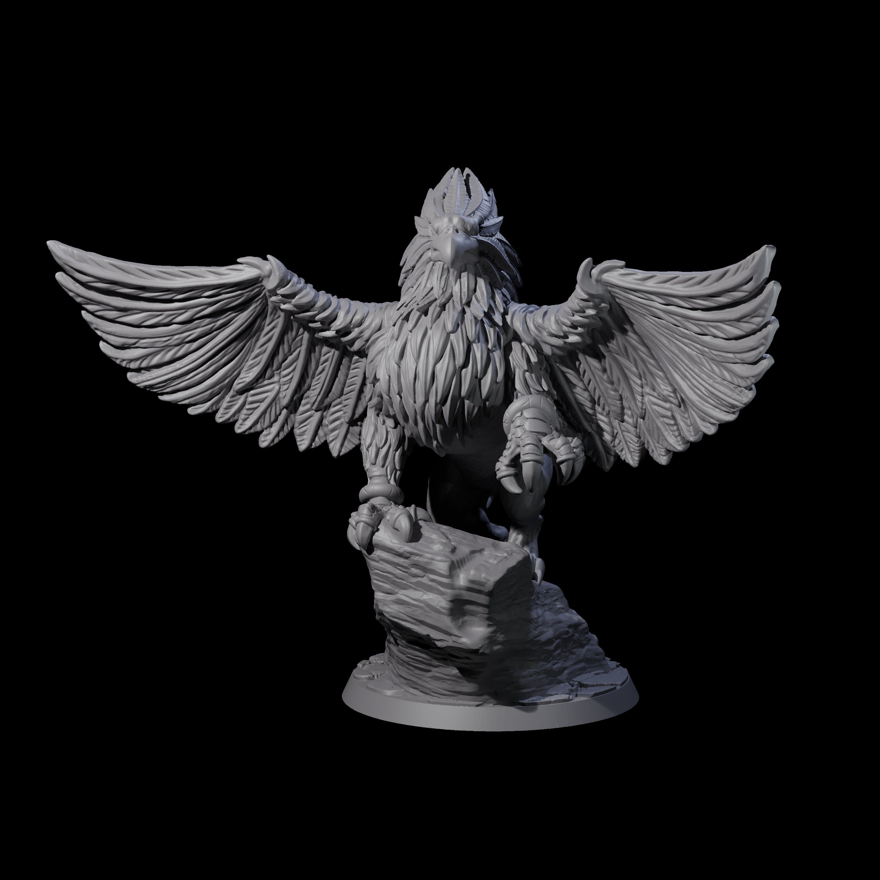 Regal Royal Griffon Miniature for Dungeons and Dragons, Pathfinder or other TTRPGs