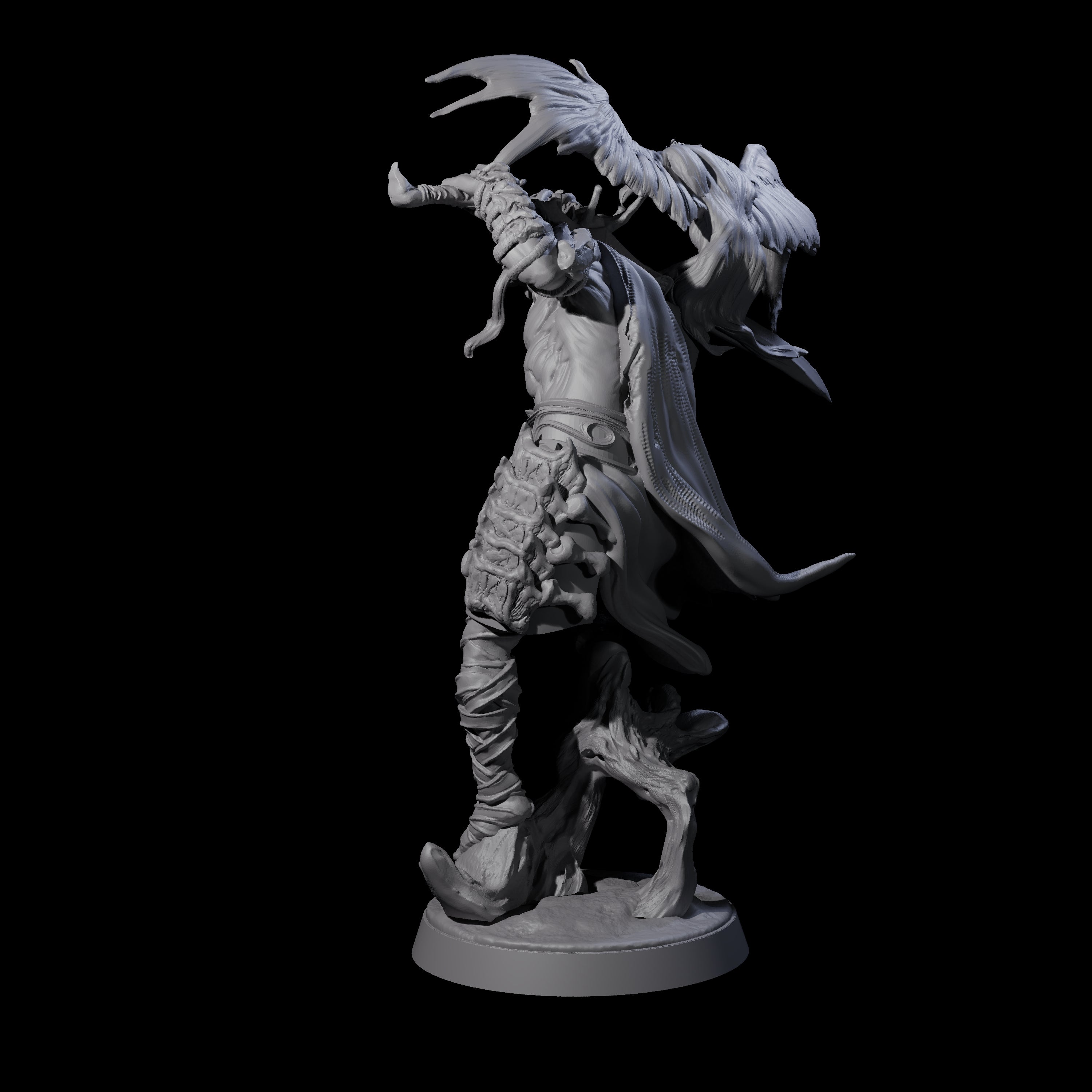 Relaxing Nature Knight Miniature for Dungeons and Dragons, Pathfinder or other TTRPGs