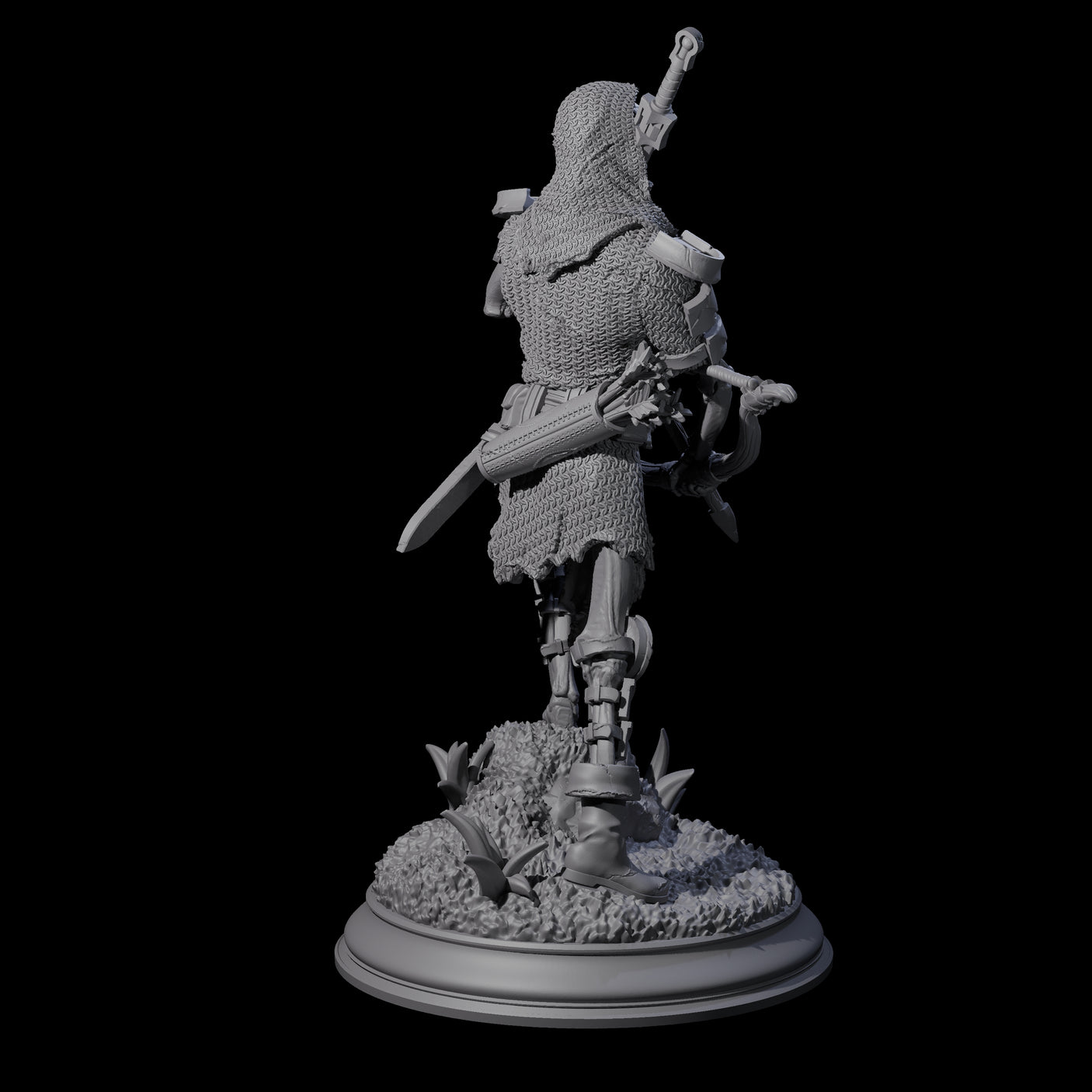 Relentless Skeleton Warrior A Miniature for Dungeons and Dragons, Pathfinder or other TTRPGs