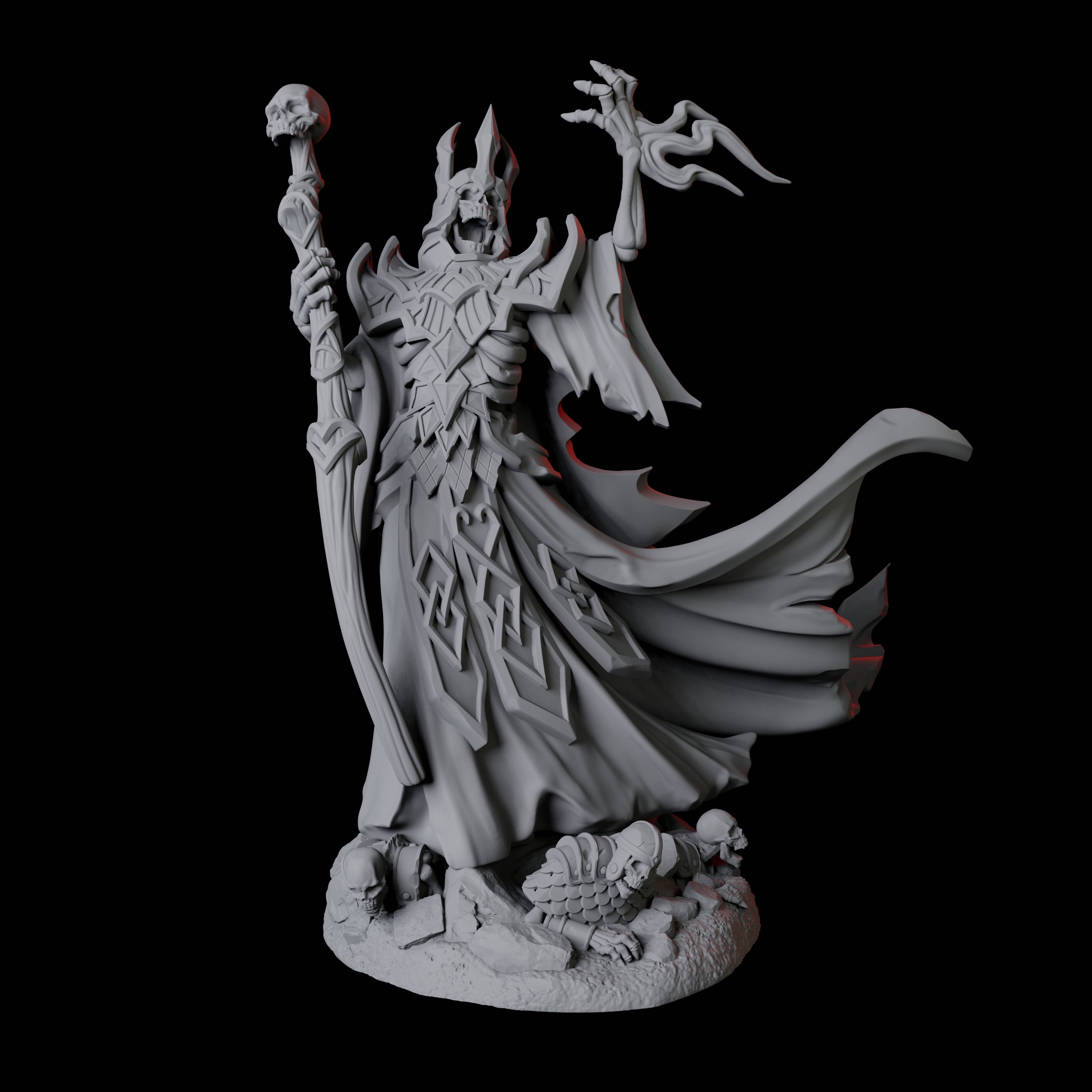Renegade Lich Miniature for Dungeons and Dragons, Pathfinder or other TTRPGs