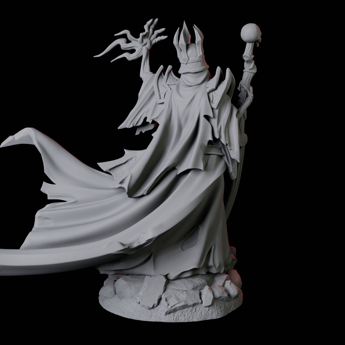 Renegade Lich Miniature for Dungeons and Dragons, Pathfinder or other TTRPGs