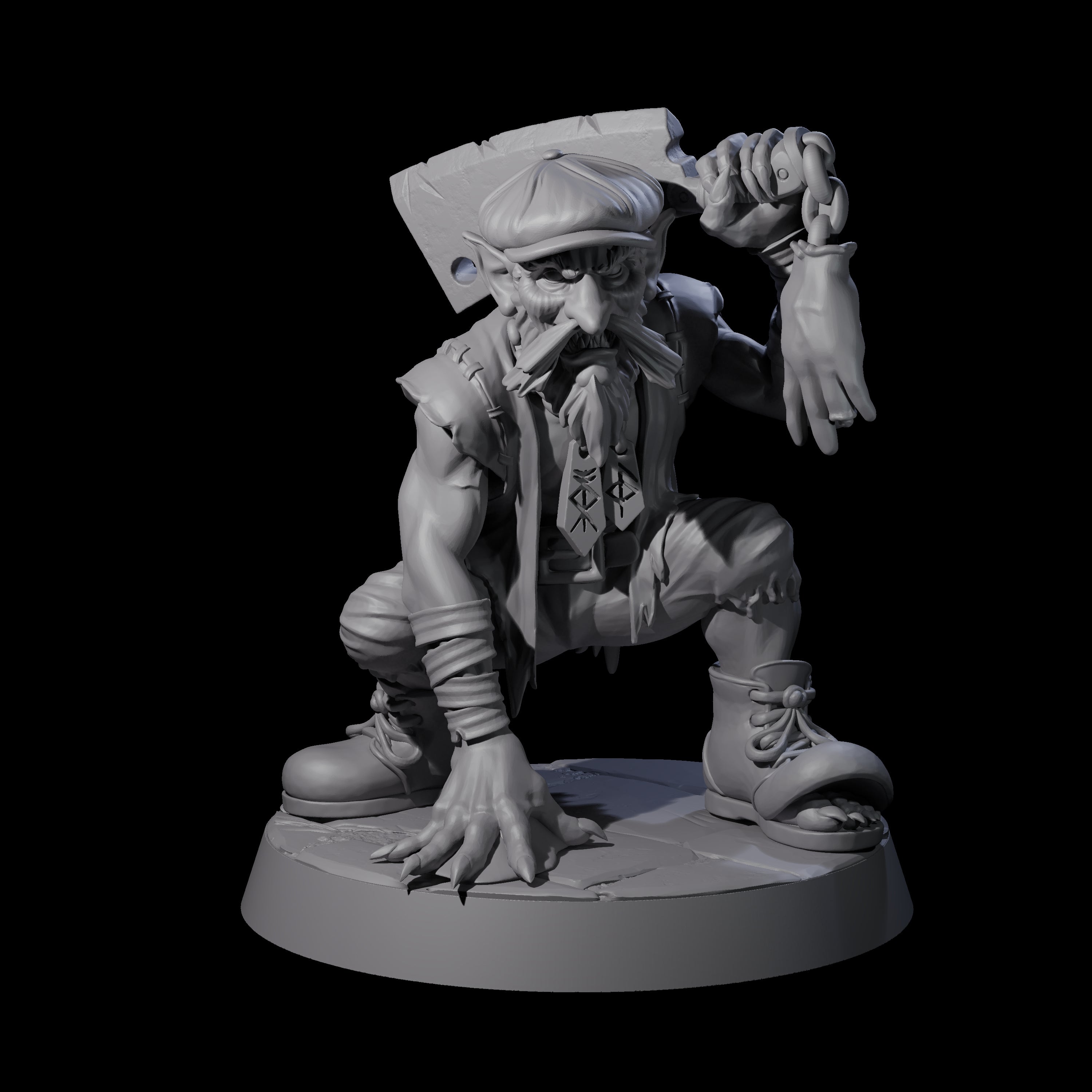 Repugnant Red Cap B Miniature for Dungeons and Dragons, Pathfinder or other TTRPGs
