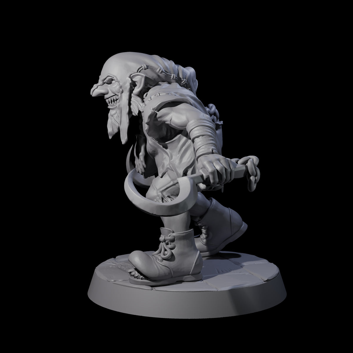 Repugnant Red Cap D Miniature for Dungeons and Dragons, Pathfinder or other TTRPGs