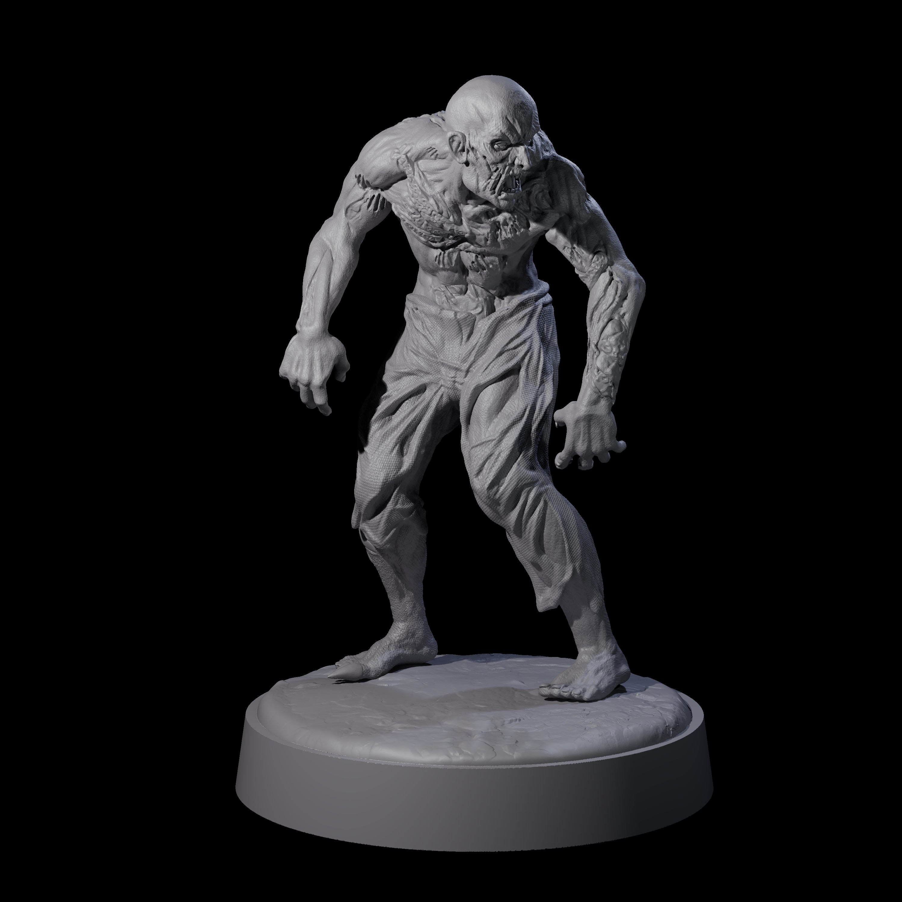 Restless Zombie A Miniature for Dungeons and Dragons, Pathfinder or other TTRPGs