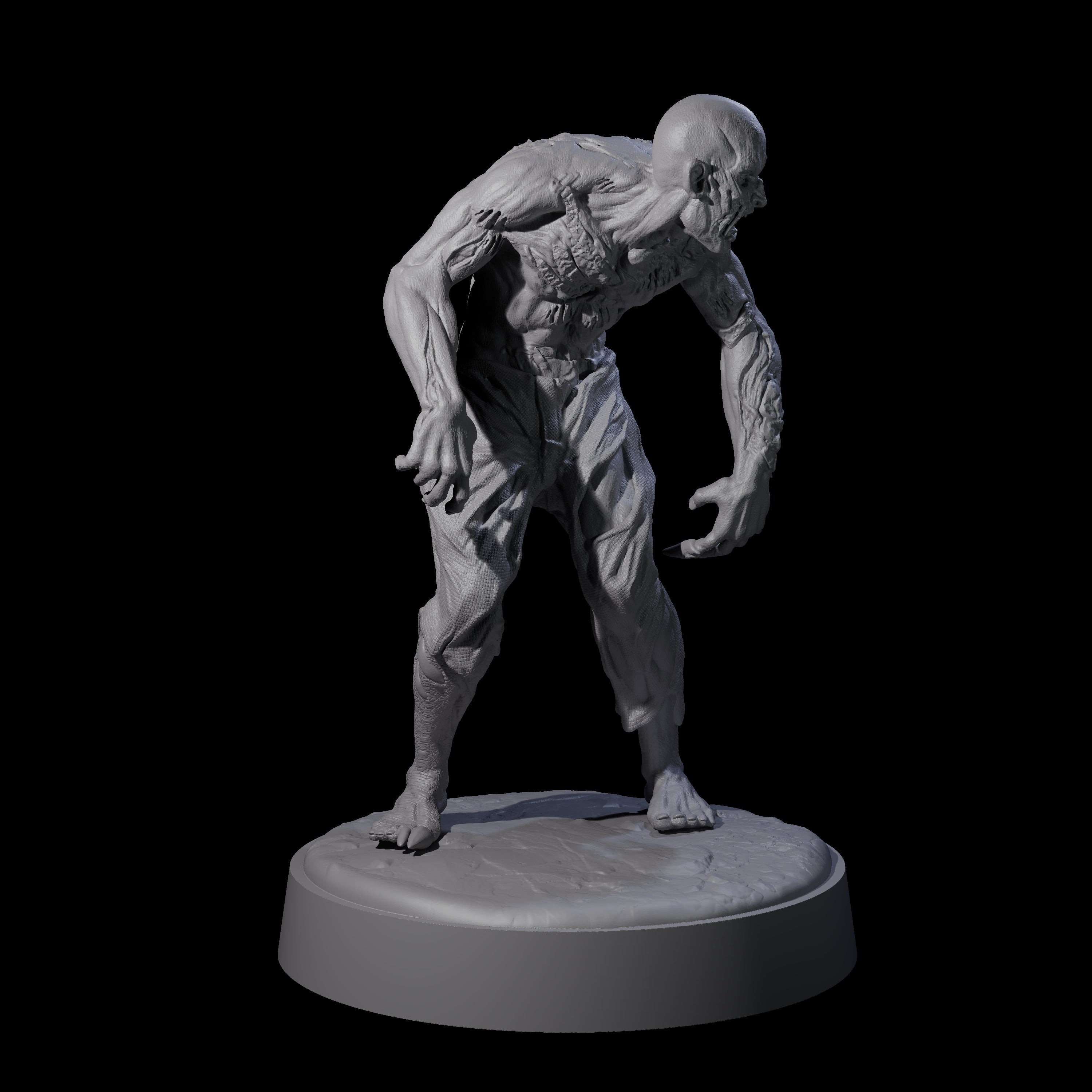 Restless Zombie A Miniature for Dungeons and Dragons, Pathfinder or other TTRPGs