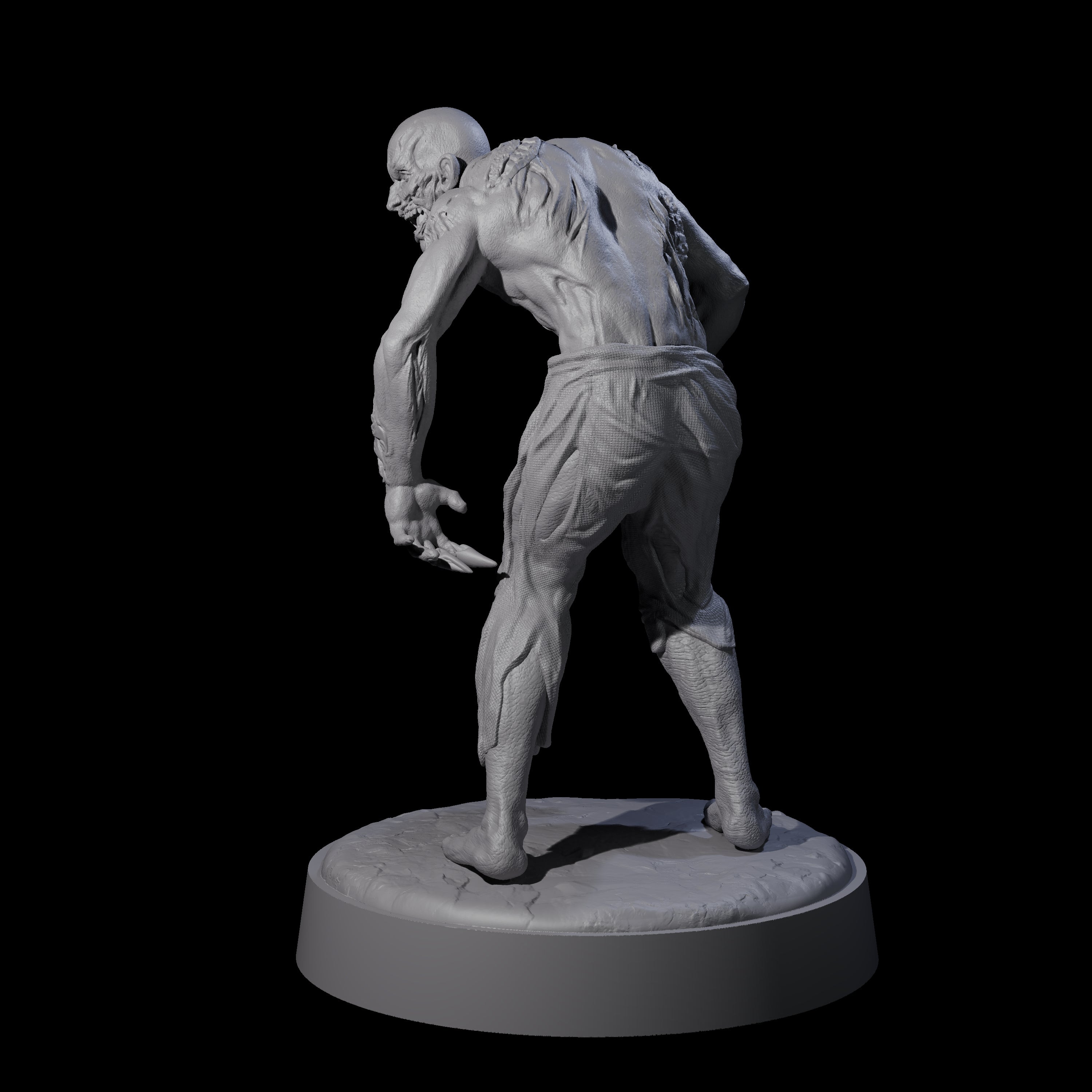 Restless Zombie A Miniature for Dungeons and Dragons, Pathfinder or other TTRPGs