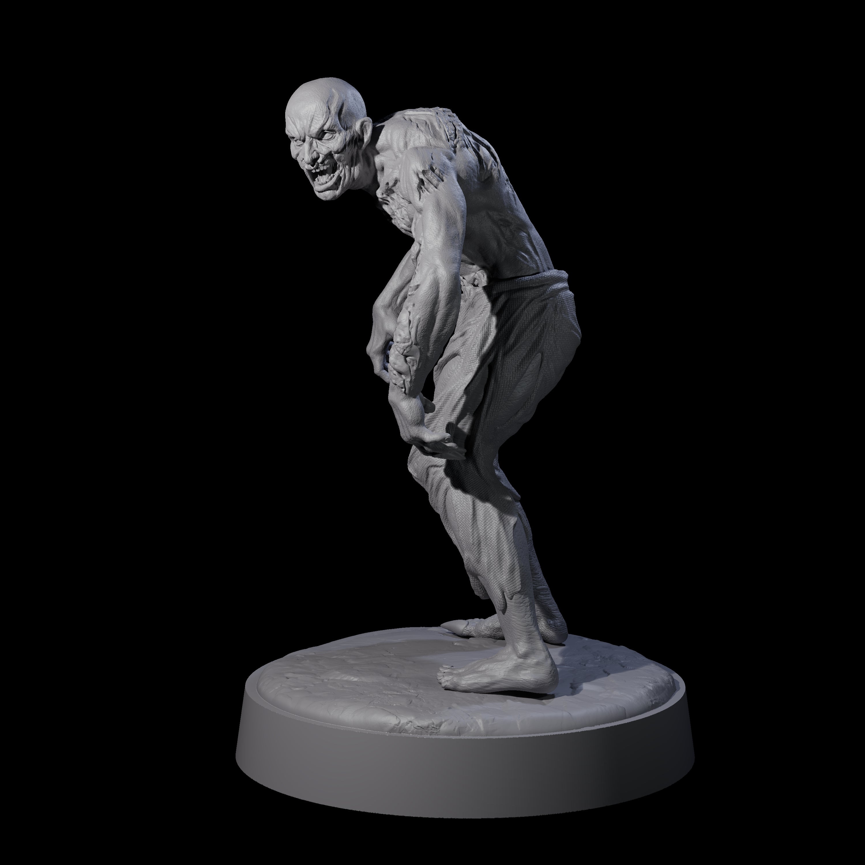 Restless Zombie A Miniature for Dungeons and Dragons, Pathfinder or other TTRPGs