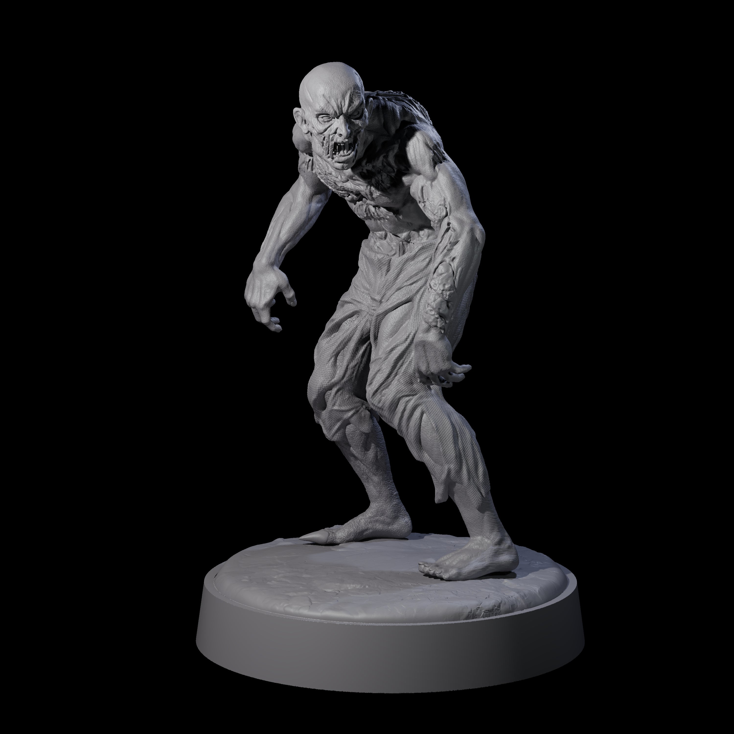 Restless Zombie A Miniature for Dungeons and Dragons, Pathfinder or other TTRPGs