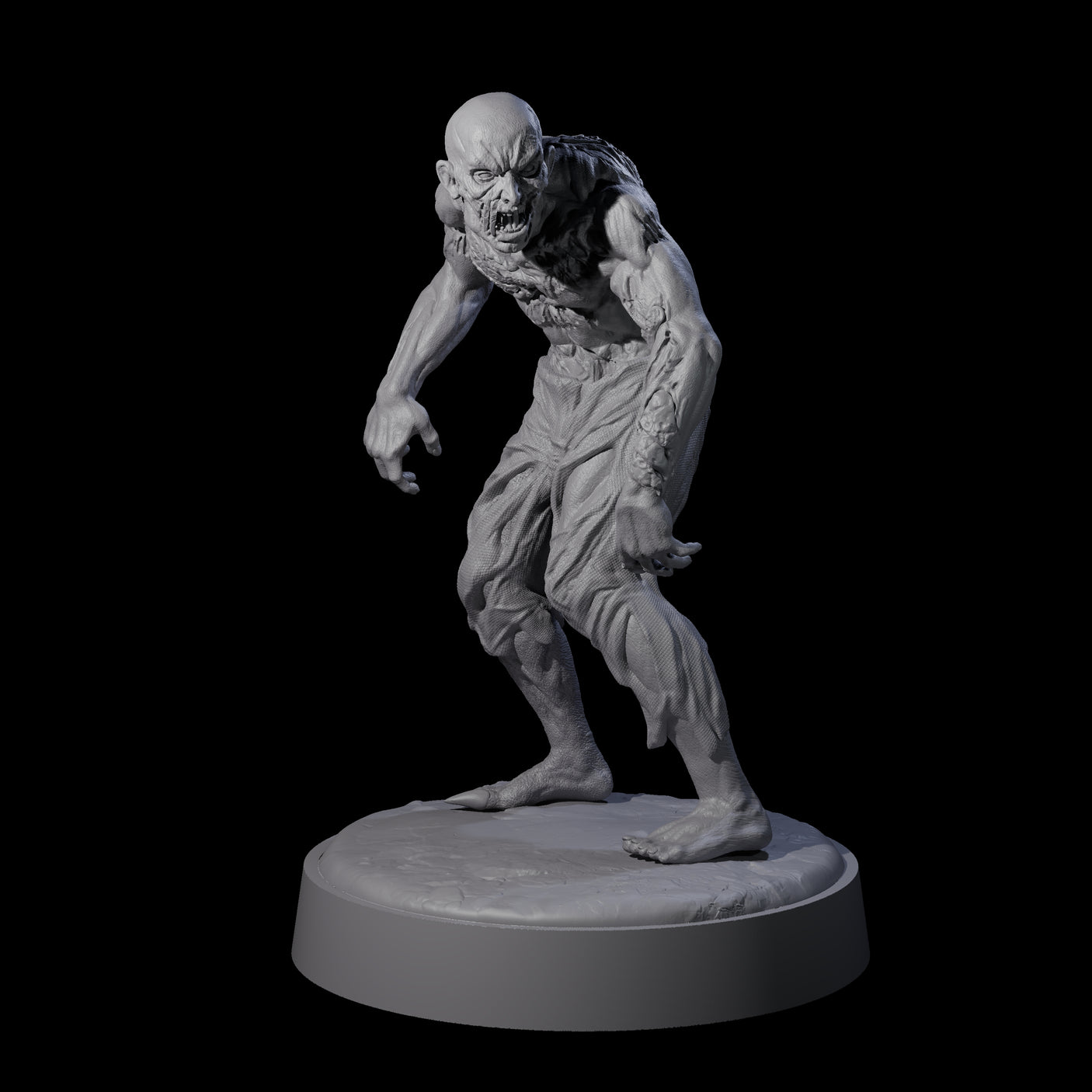 Restless Zombie A Miniature for Dungeons and Dragons, Pathfinder or other TTRPGs