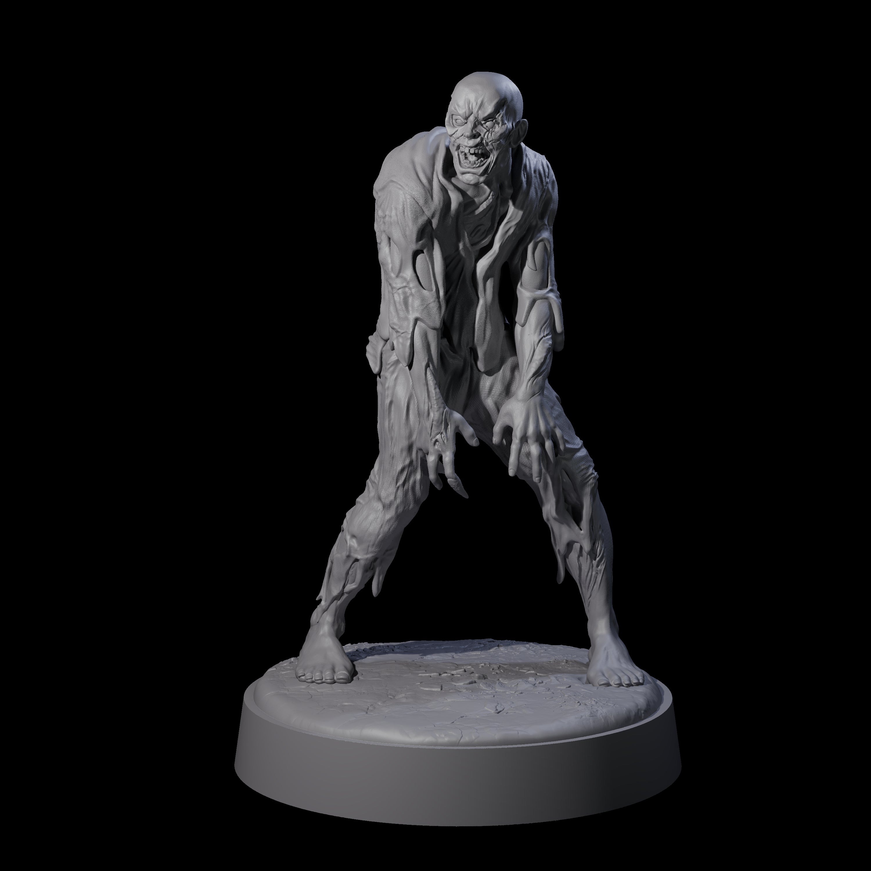 Restless Zombie B Miniature for Dungeons and Dragons, Pathfinder or other TTRPGs
