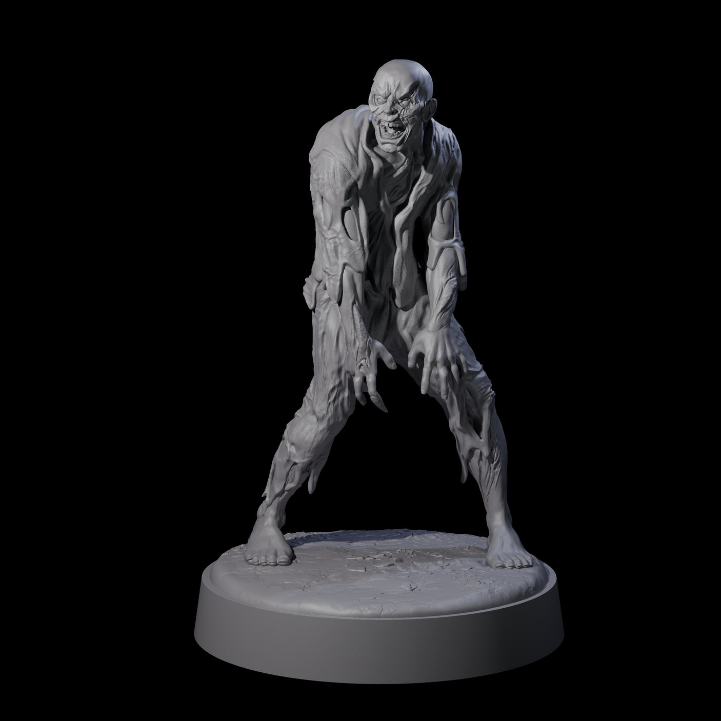 Restless Zombie B Miniature for Dungeons and Dragons, Pathfinder or other TTRPGs