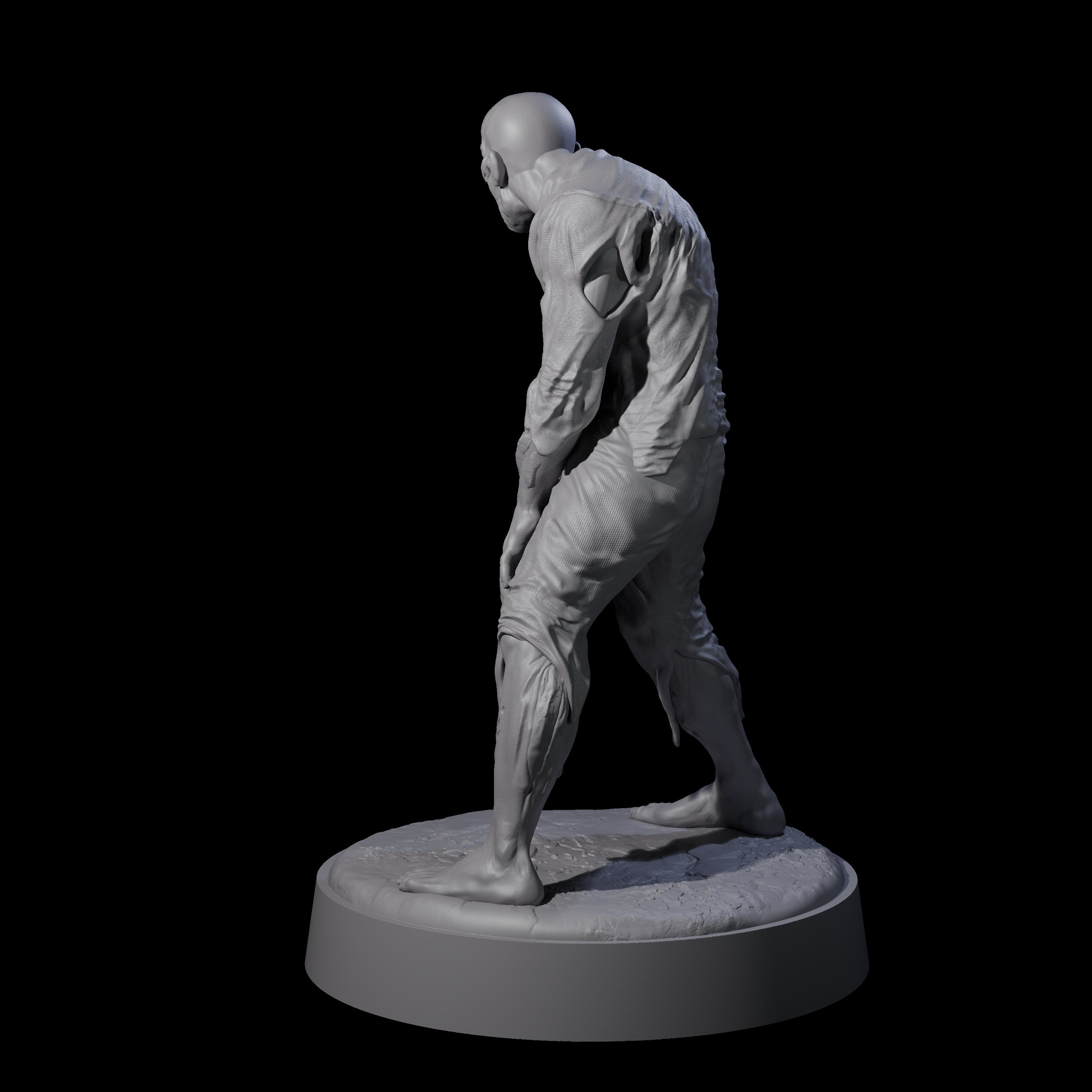 Restless Zombie B Miniature for Dungeons and Dragons, Pathfinder or other TTRPGs