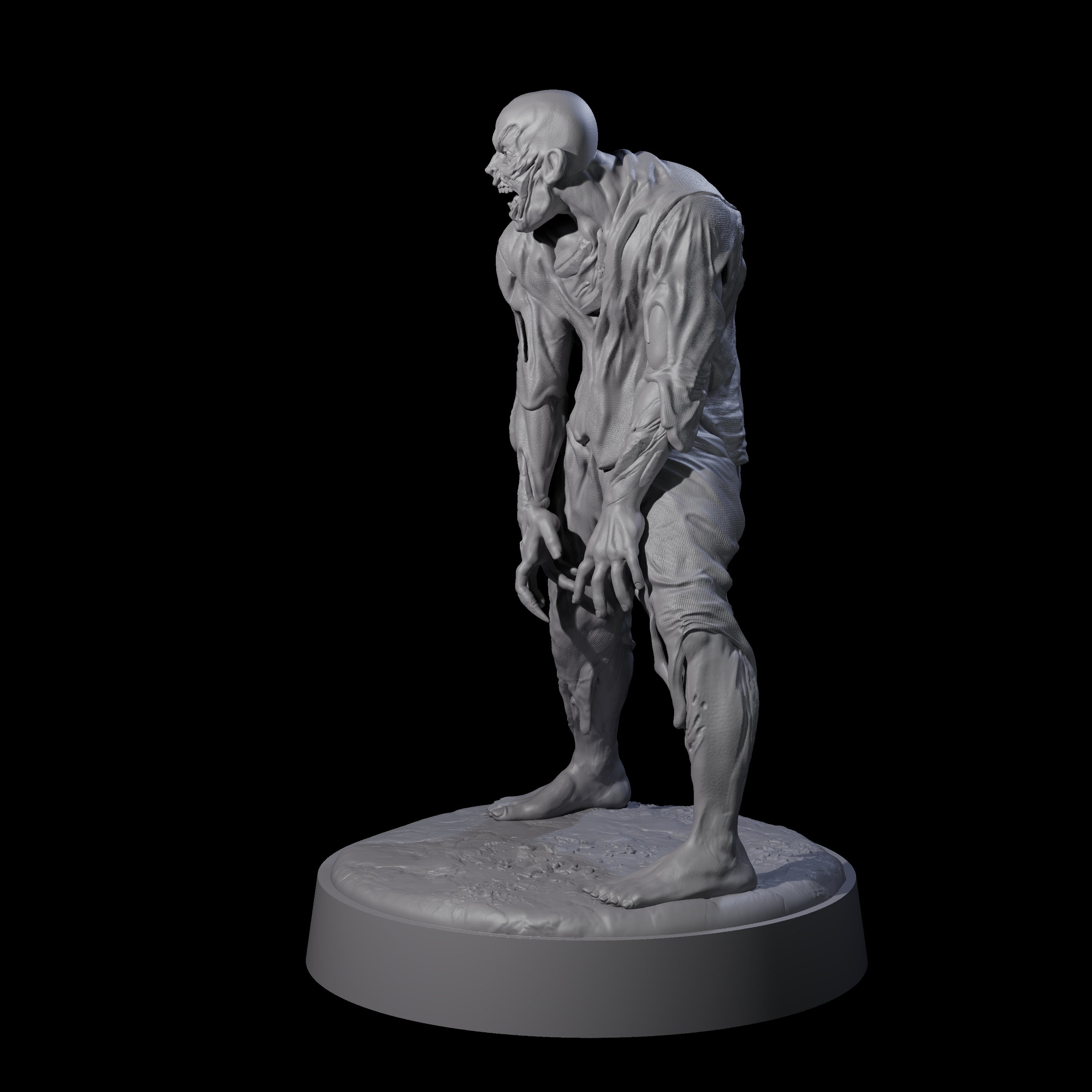 Restless Zombie B Miniature for Dungeons and Dragons, Pathfinder or other TTRPGs