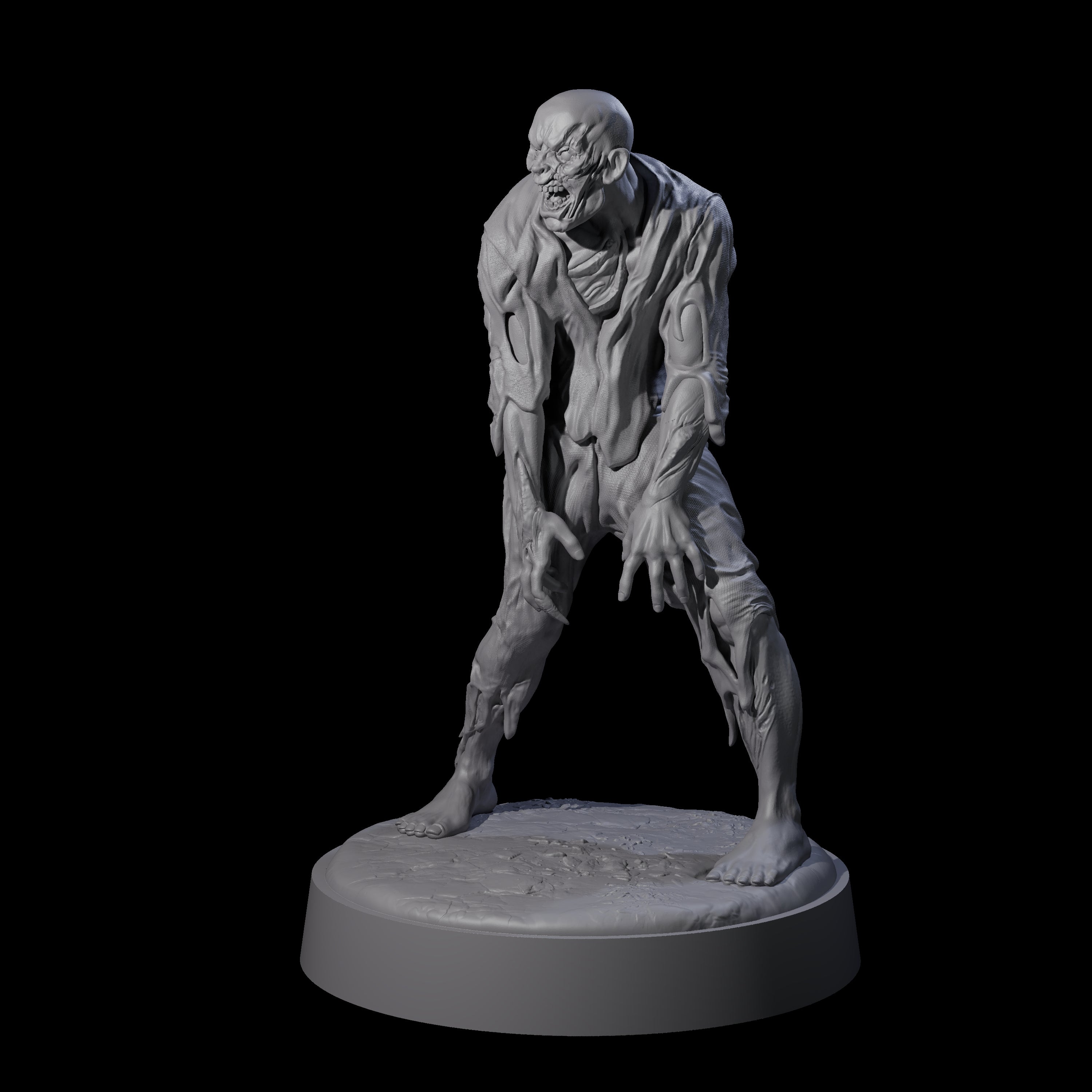 Restless Zombie B Miniature for Dungeons and Dragons, Pathfinder or other TTRPGs