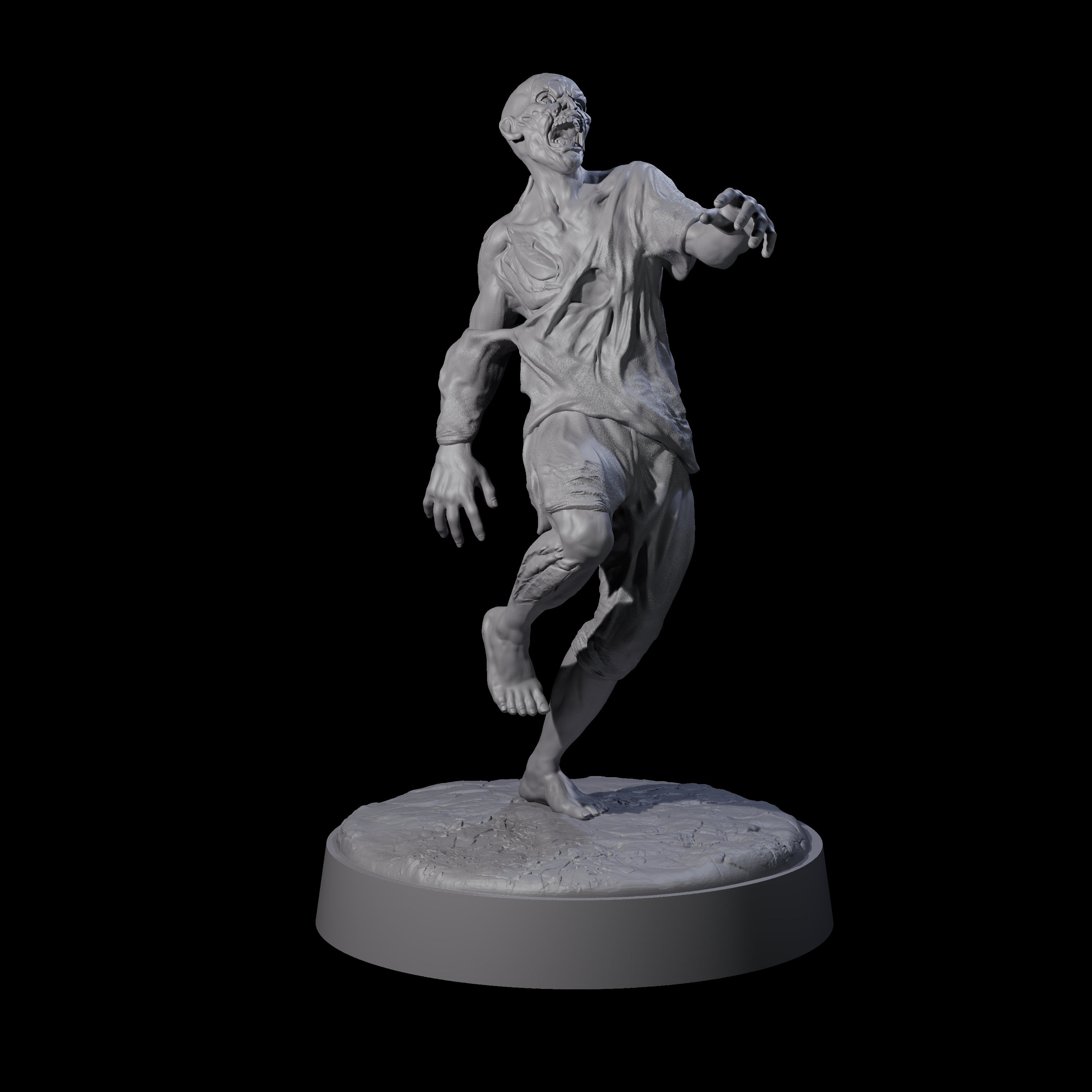 Restless Zombie C Miniature for Dungeons and Dragons, Pathfinder or other TTRPGs