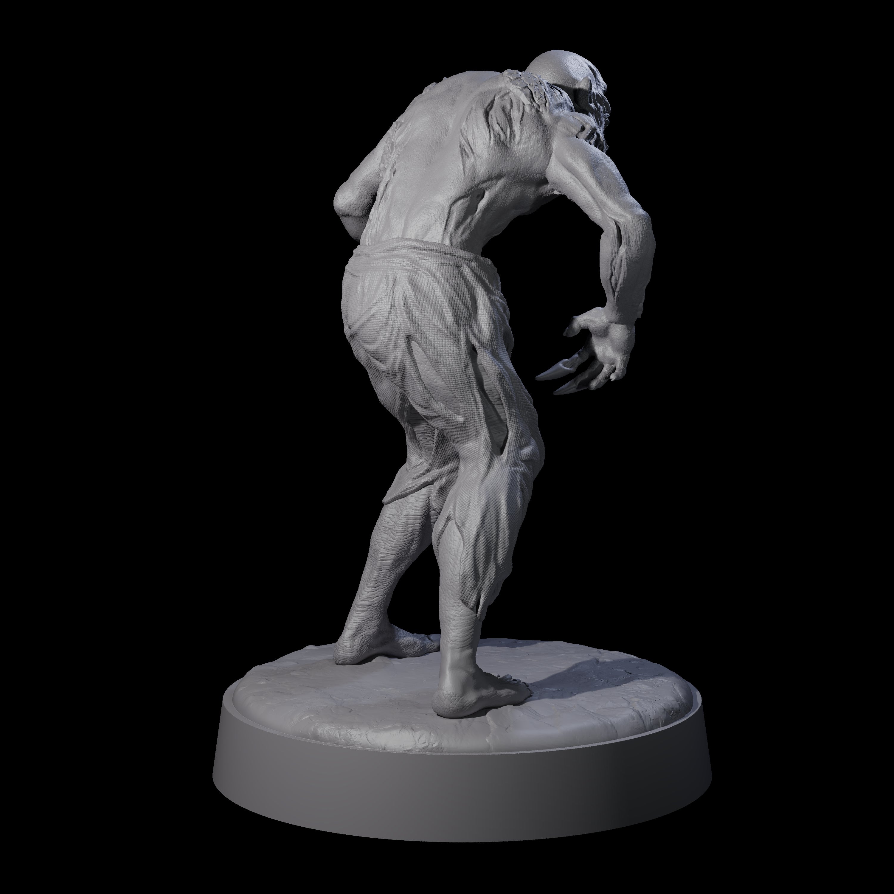 Restless Zombie D Miniature for Dungeons and Dragons, Pathfinder or other TTRPGs