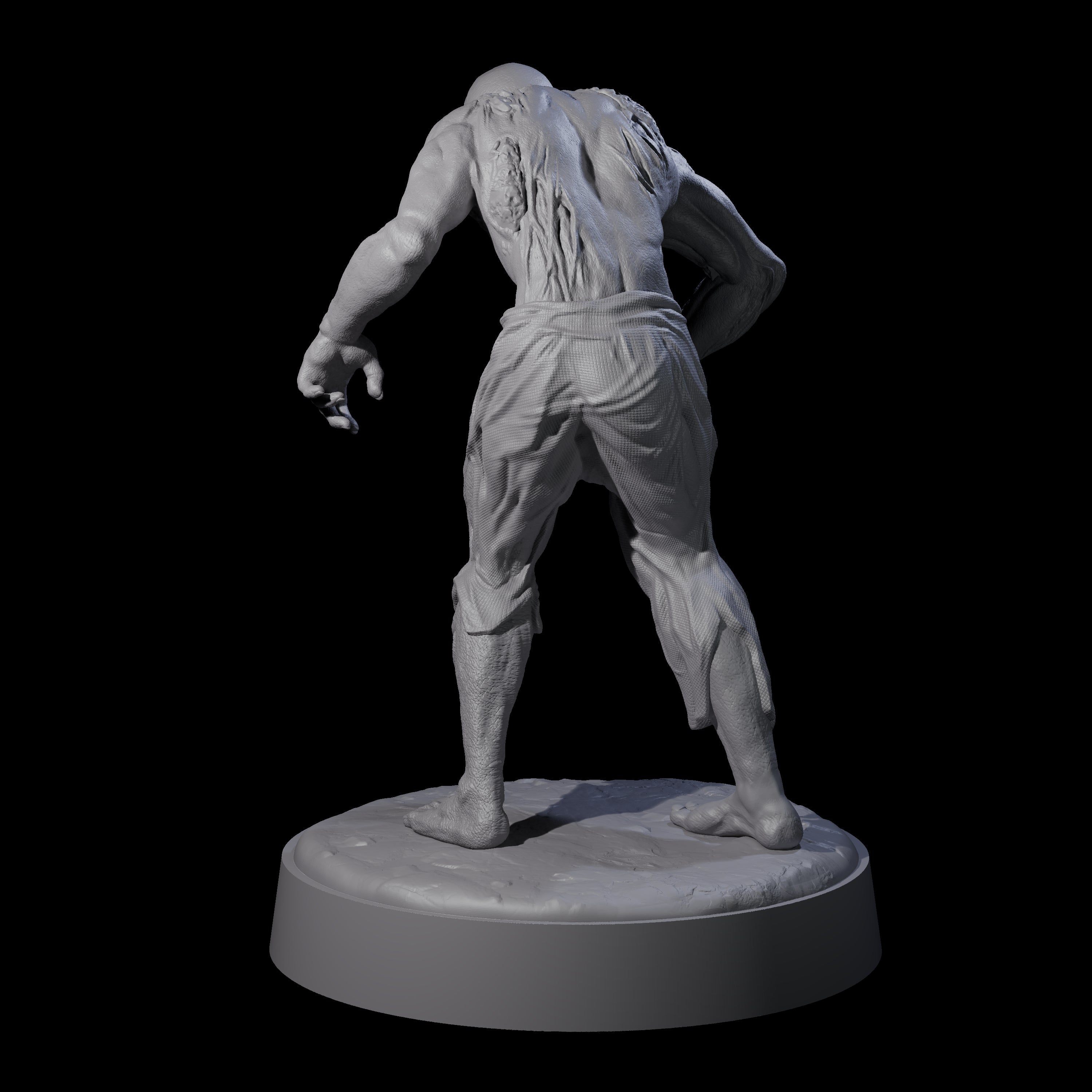 Restless Zombie D Miniature for Dungeons and Dragons, Pathfinder or other TTRPGs
