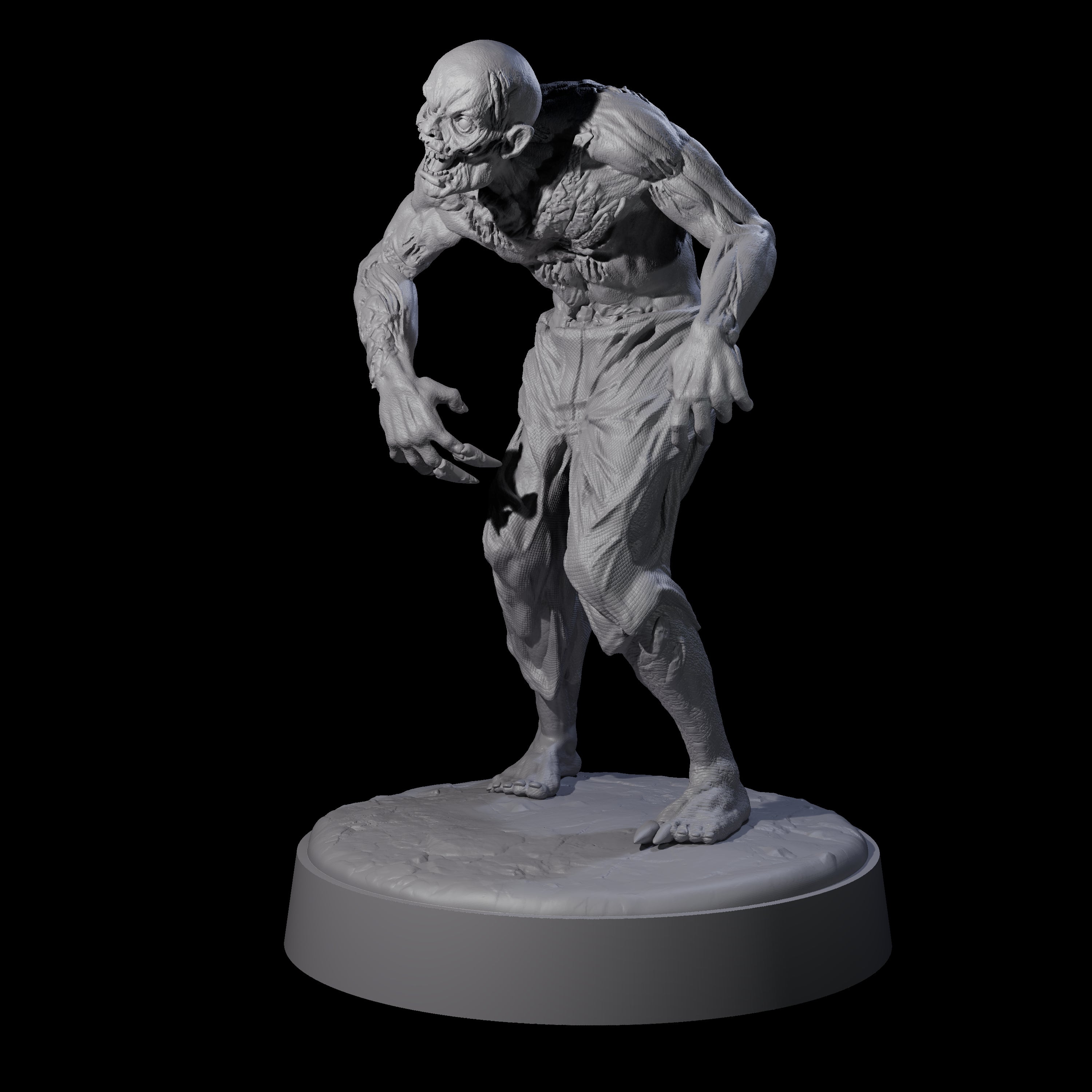 Restless Zombie D Miniature for Dungeons and Dragons, Pathfinder or other TTRPGs