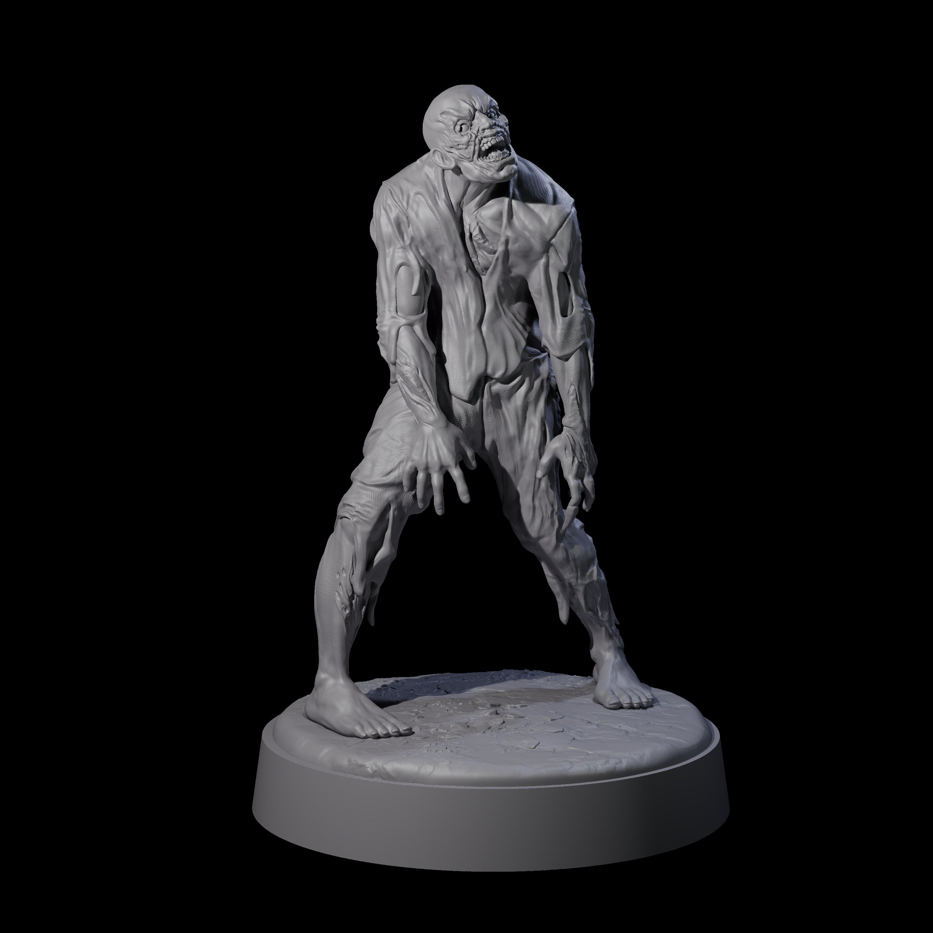 Restless Zombie E Miniature for Dungeons and Dragons, Pathfinder or other TTRPGs