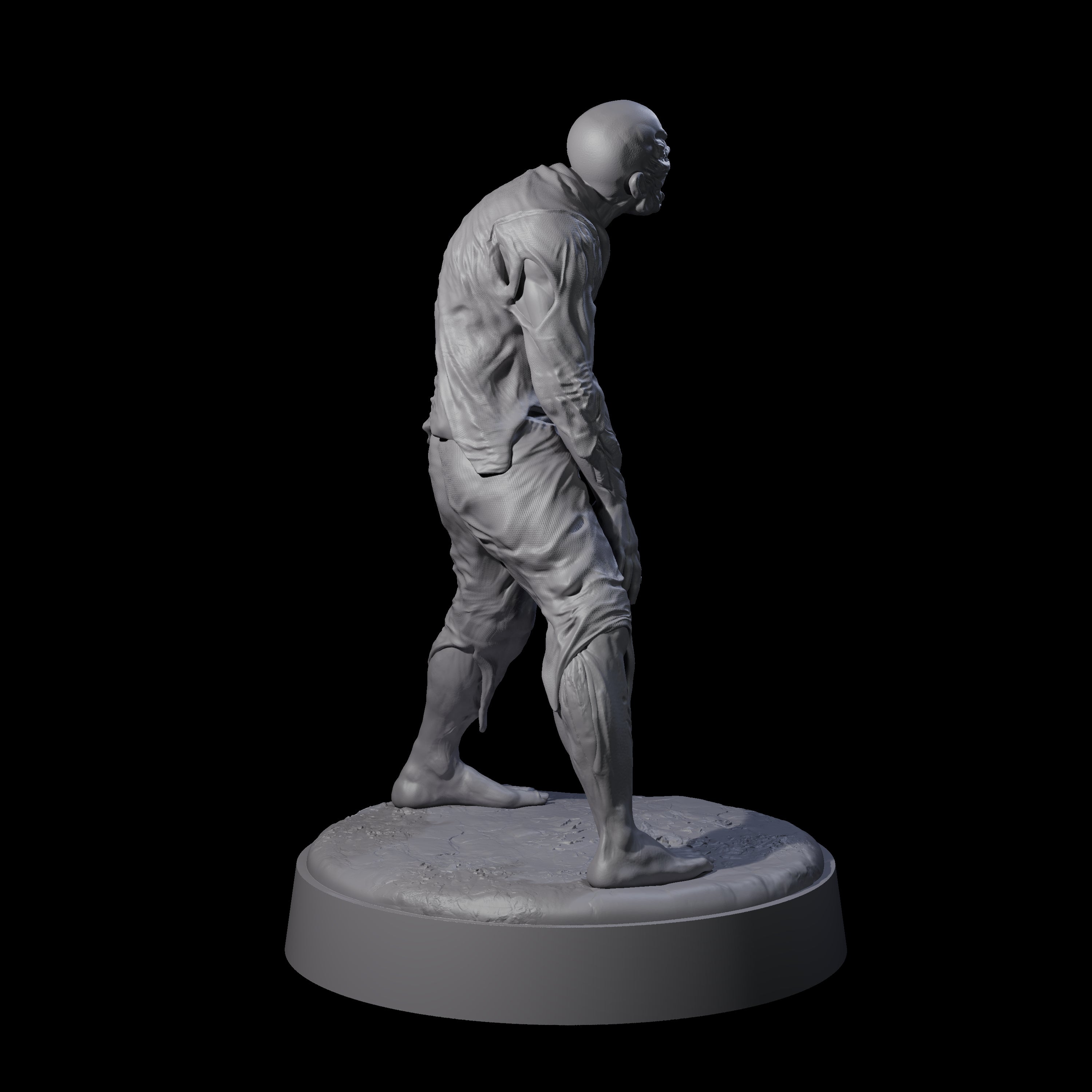 Restless Zombie E Miniature for Dungeons and Dragons, Pathfinder or other TTRPGs