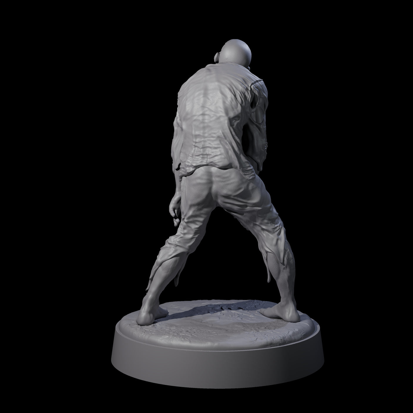 Restless Zombie E Miniature for Dungeons and Dragons, Pathfinder or other TTRPGs
