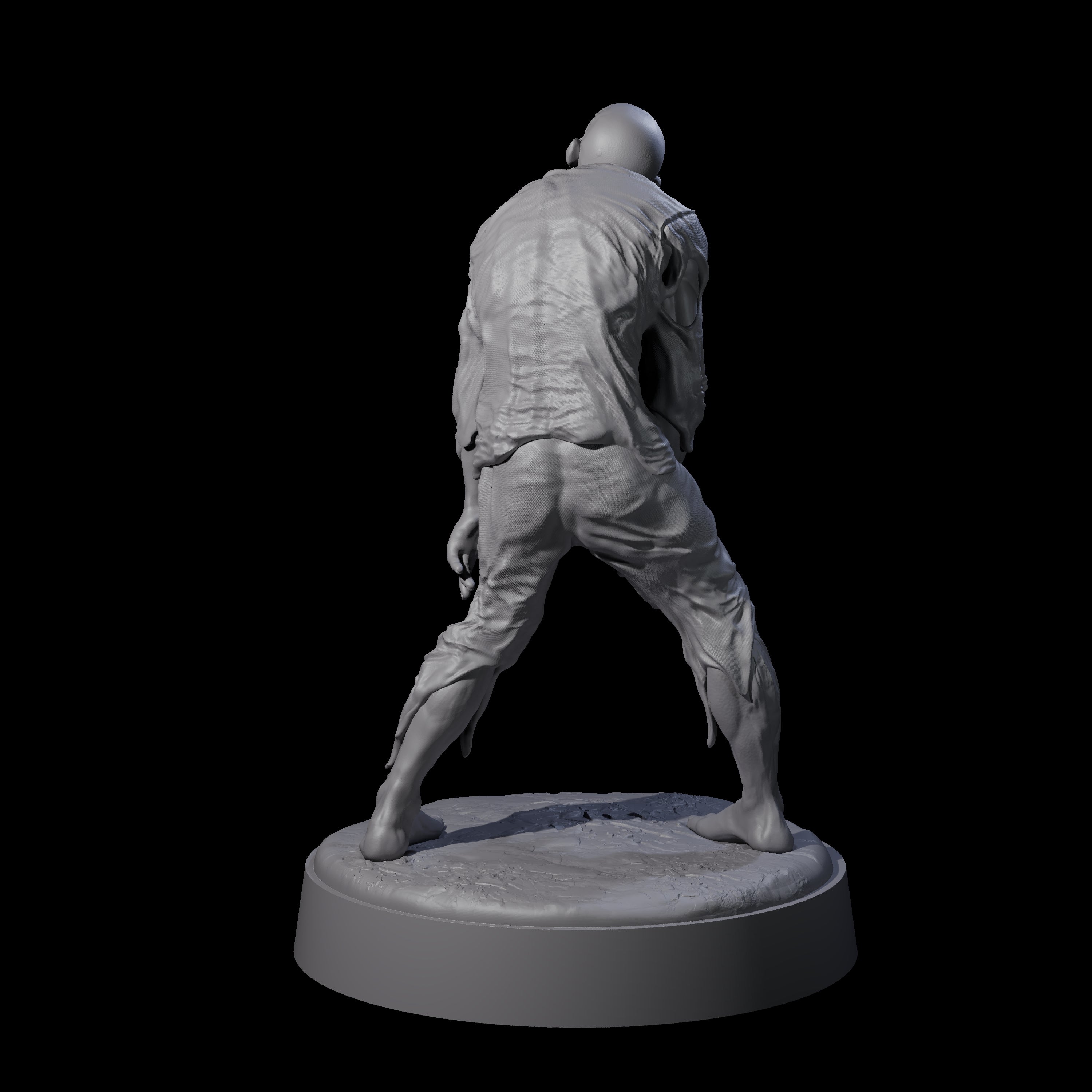 Restless Zombie E Miniature for Dungeons and Dragons, Pathfinder or other TTRPGs