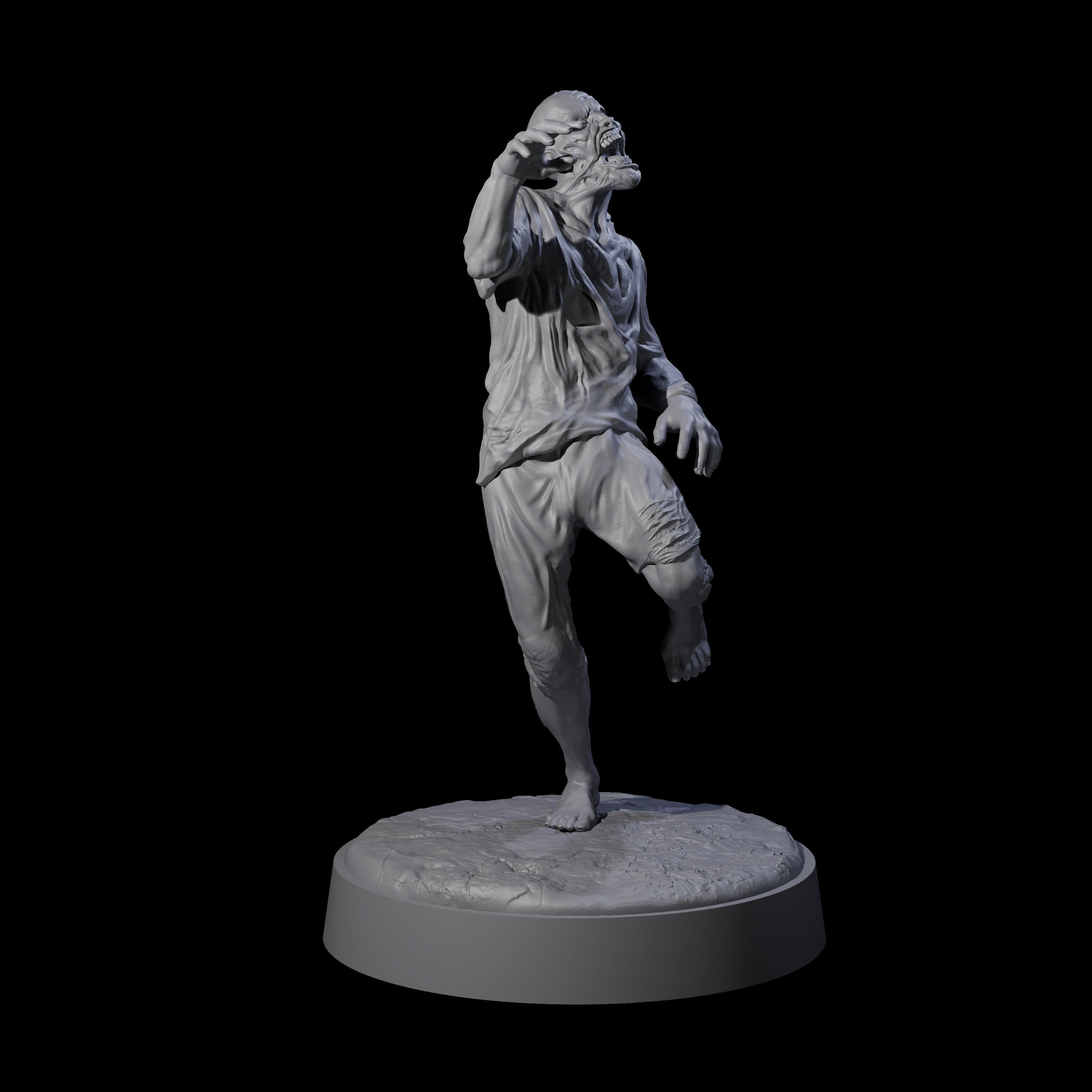 Restless Zombie F Miniature for Dungeons and Dragons, Pathfinder or other TTRPGs