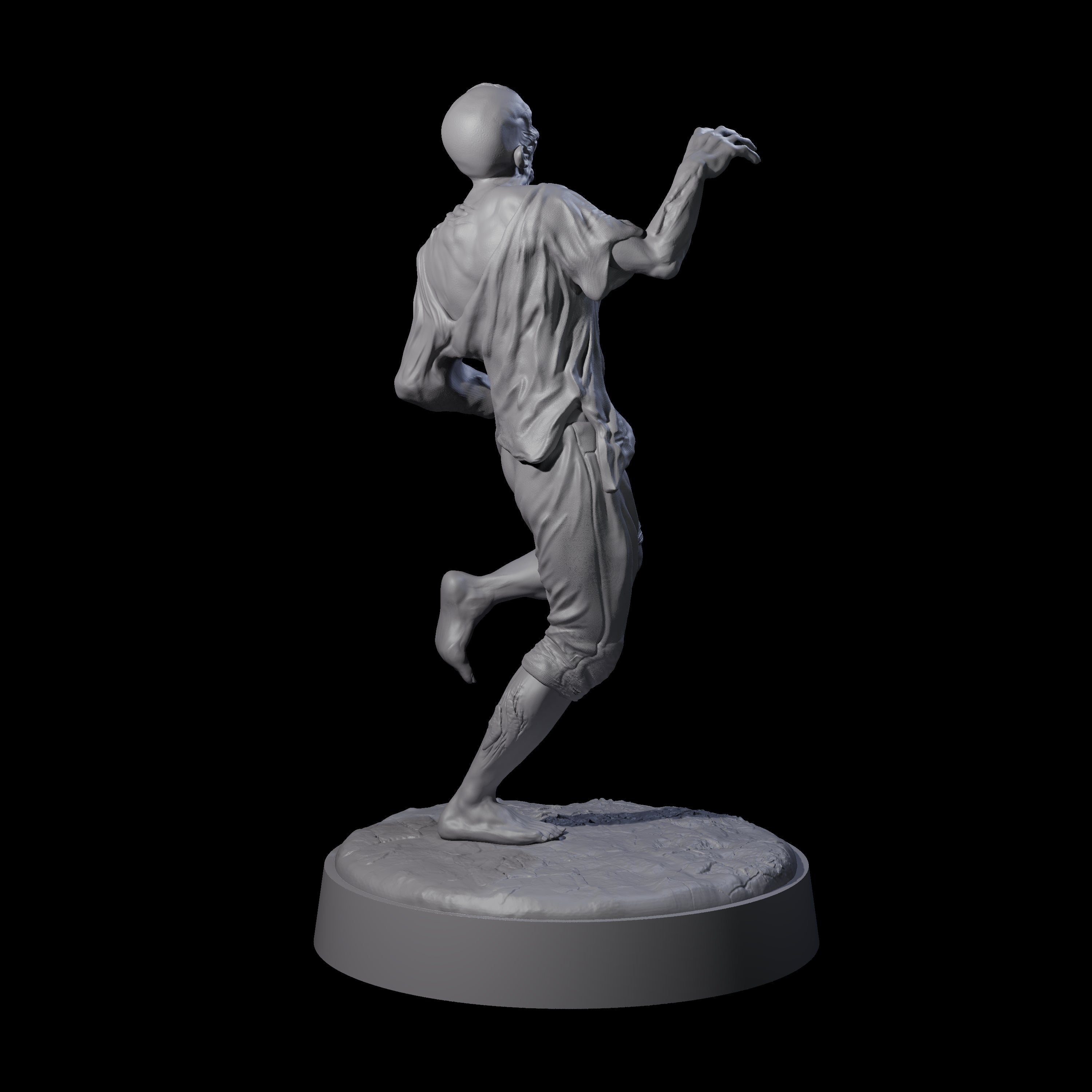 Restless Zombie F Miniature for Dungeons and Dragons, Pathfinder or other TTRPGs