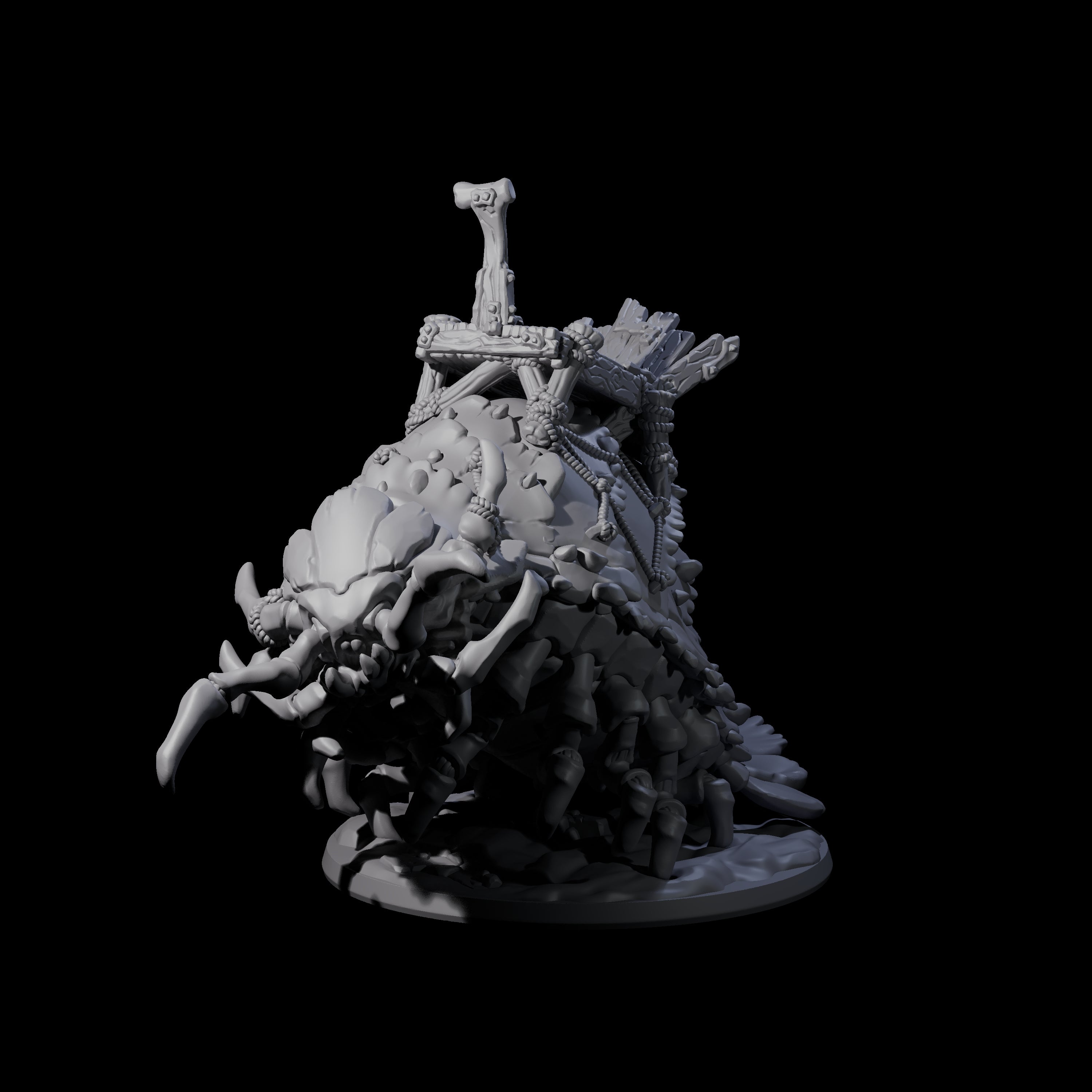 Ridable Insectiod Creature Miniature for Dungeons and Dragons, Pathfinder or other TTRPGs