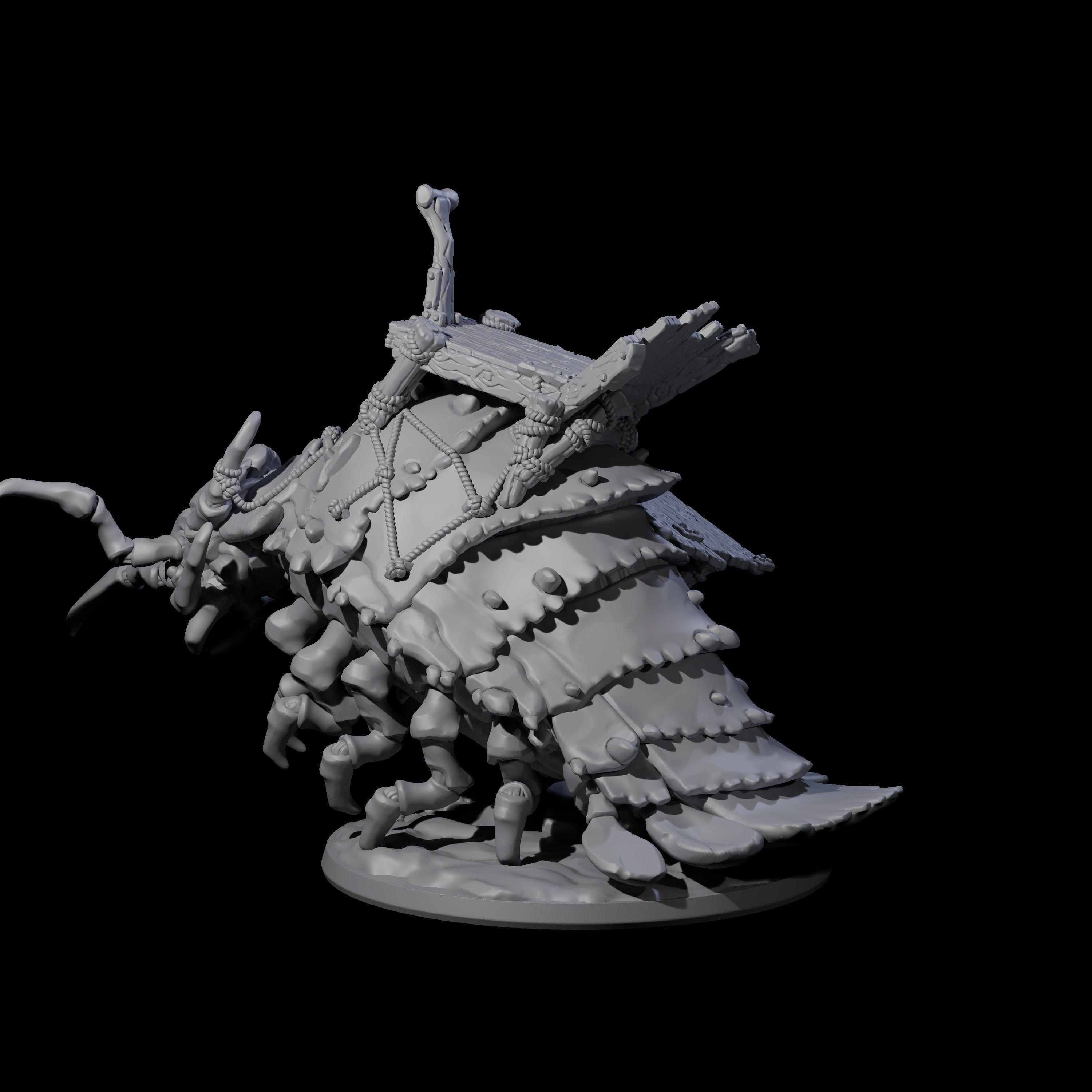 Ridable Insectiod Creature Miniature for Dungeons and Dragons, Pathfinder or other TTRPGs