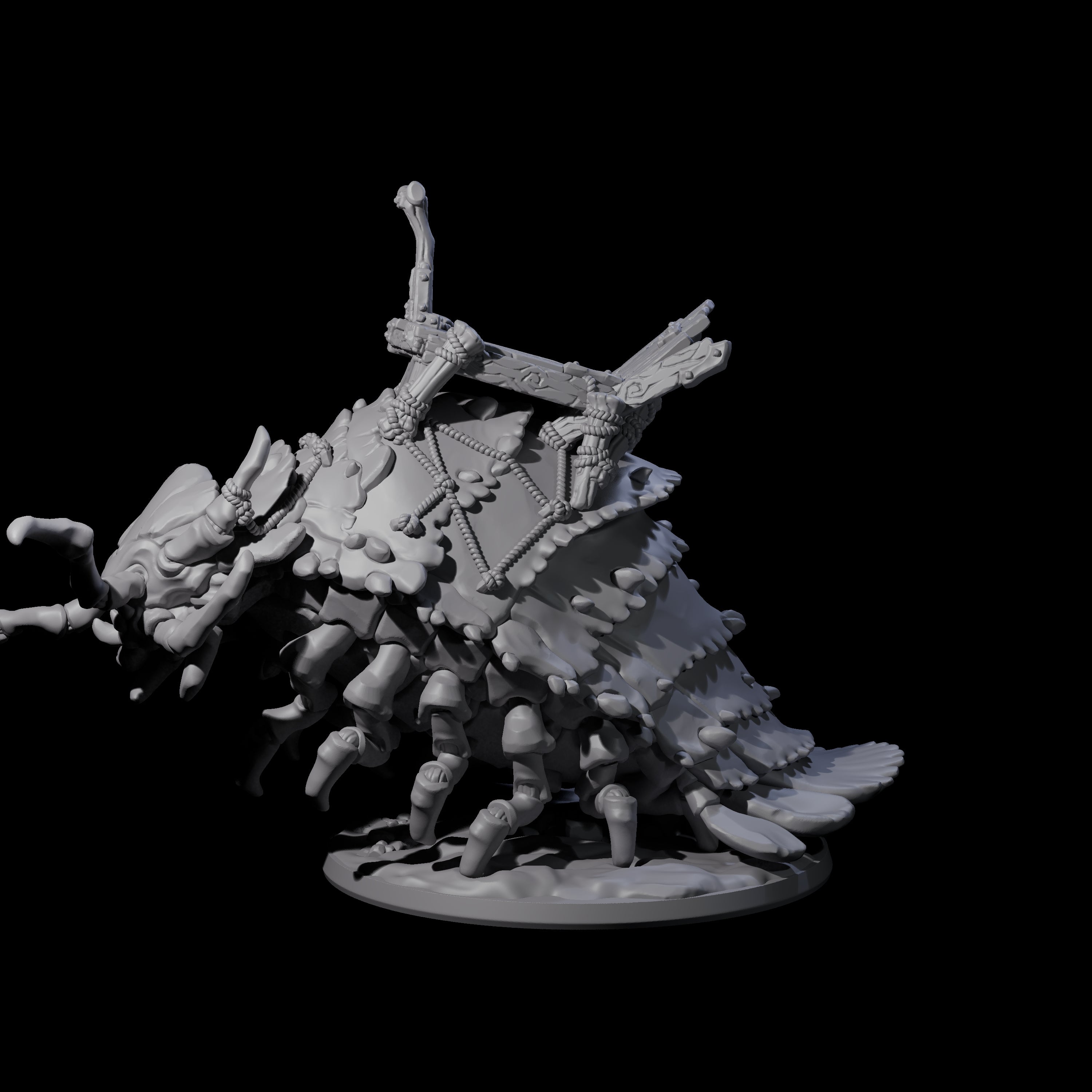 Ridable Insectiod Creature Miniature for Dungeons and Dragons, Pathfinder or other TTRPGs