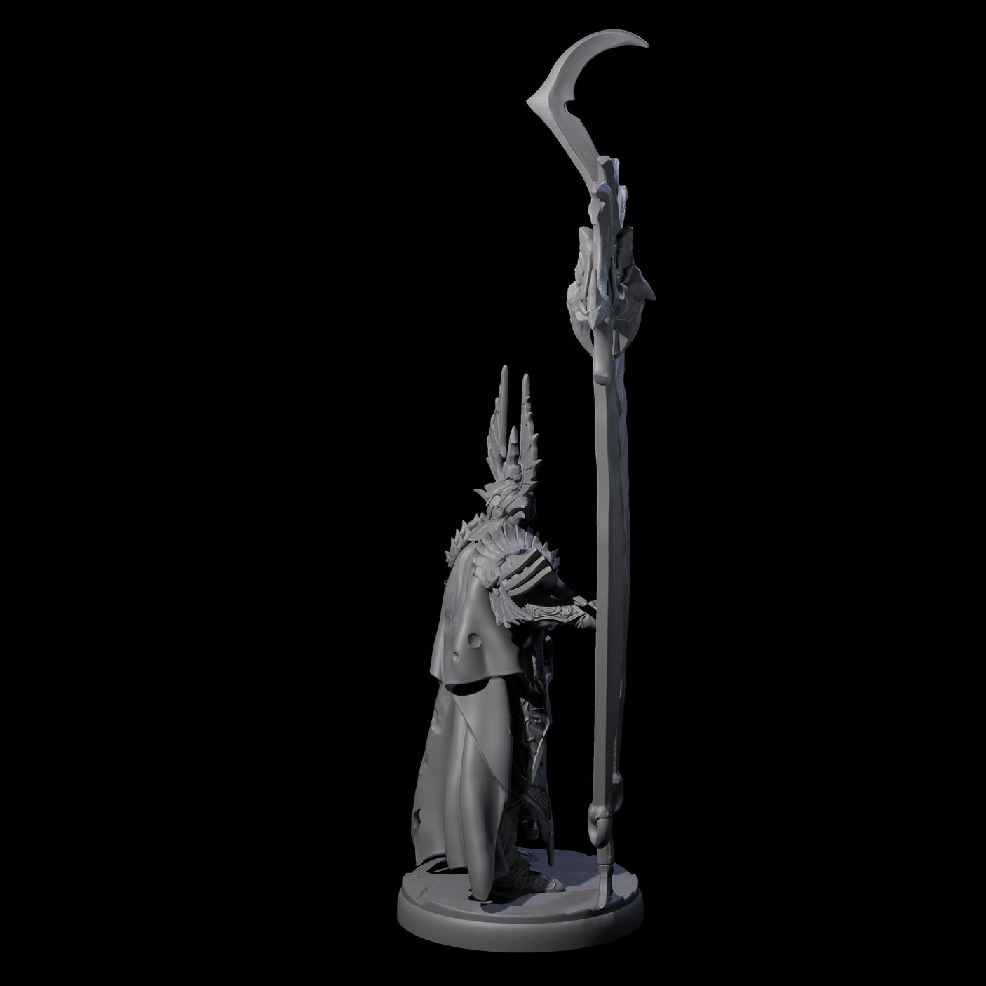 Righteous Banner Guard Miniature for Dungeons and Dragons, Pathfinder or other TTRPGs
