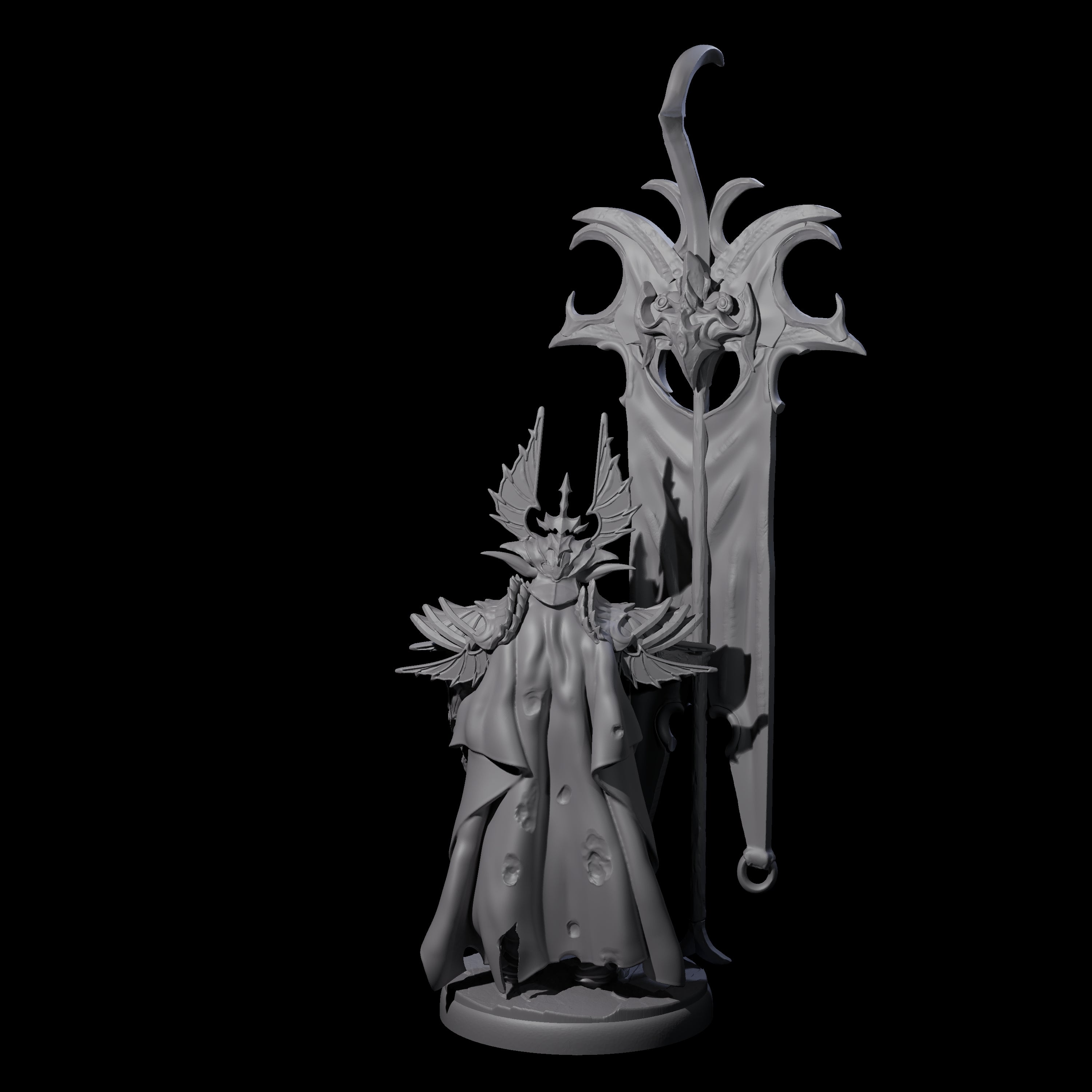 Righteous Banner Guard Miniature for Dungeons and Dragons, Pathfinder or other TTRPGs