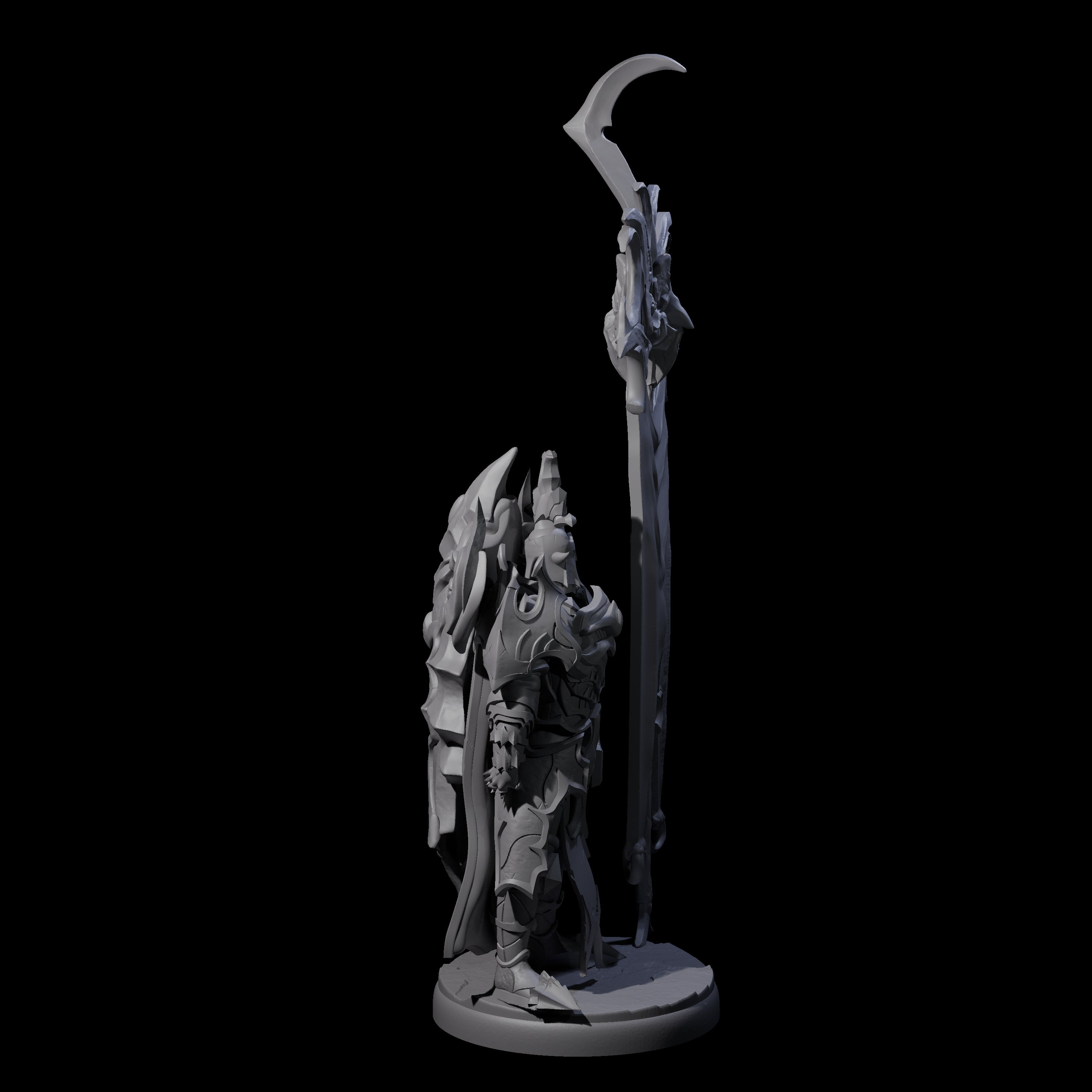 Righteous Banner Sentinel Miniature for Dungeons and Dragons, Pathfinder or other TTRPGs