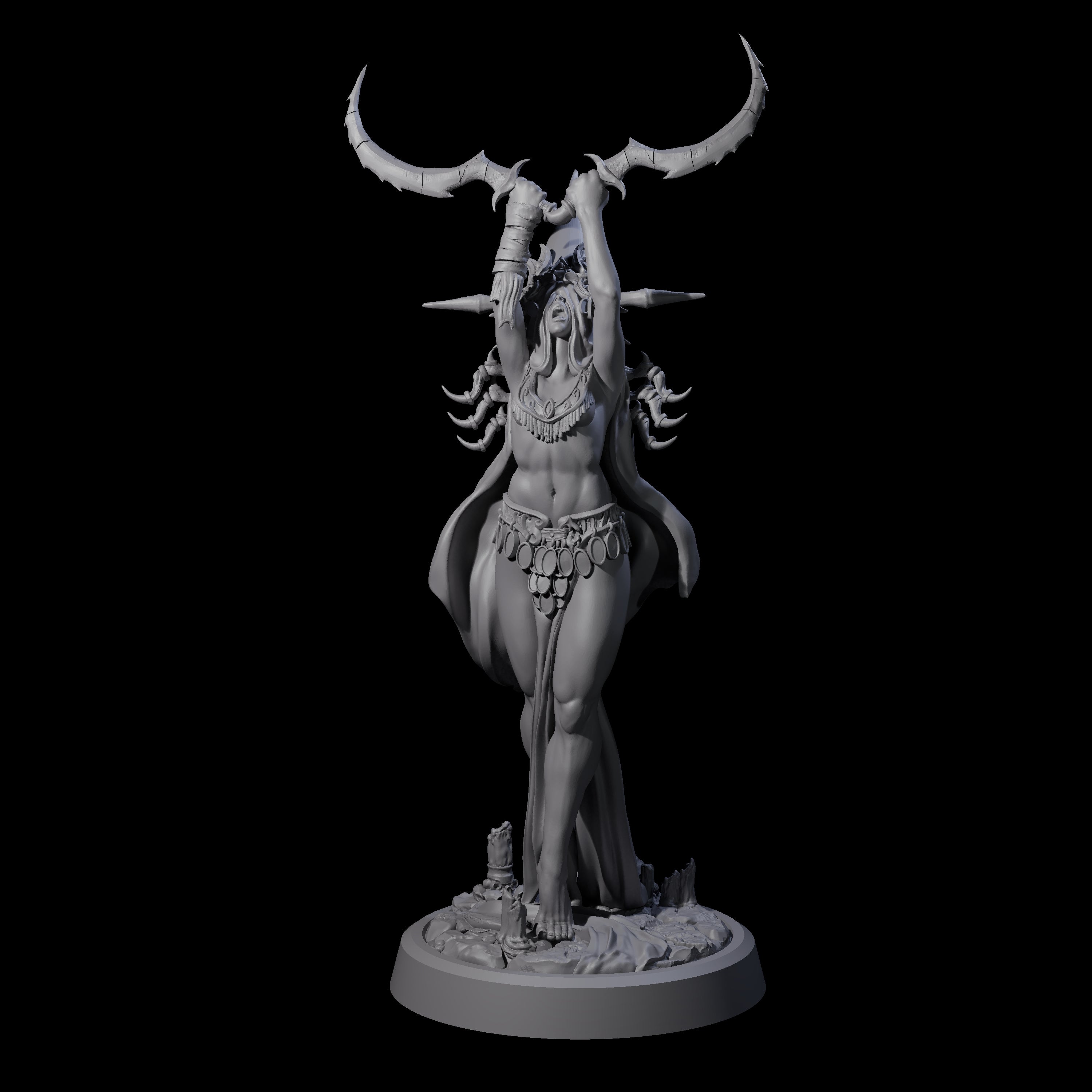 Ritualistic Cultist A Miniature for Dungeons and Dragons, Pathfinder or other TTRPGs