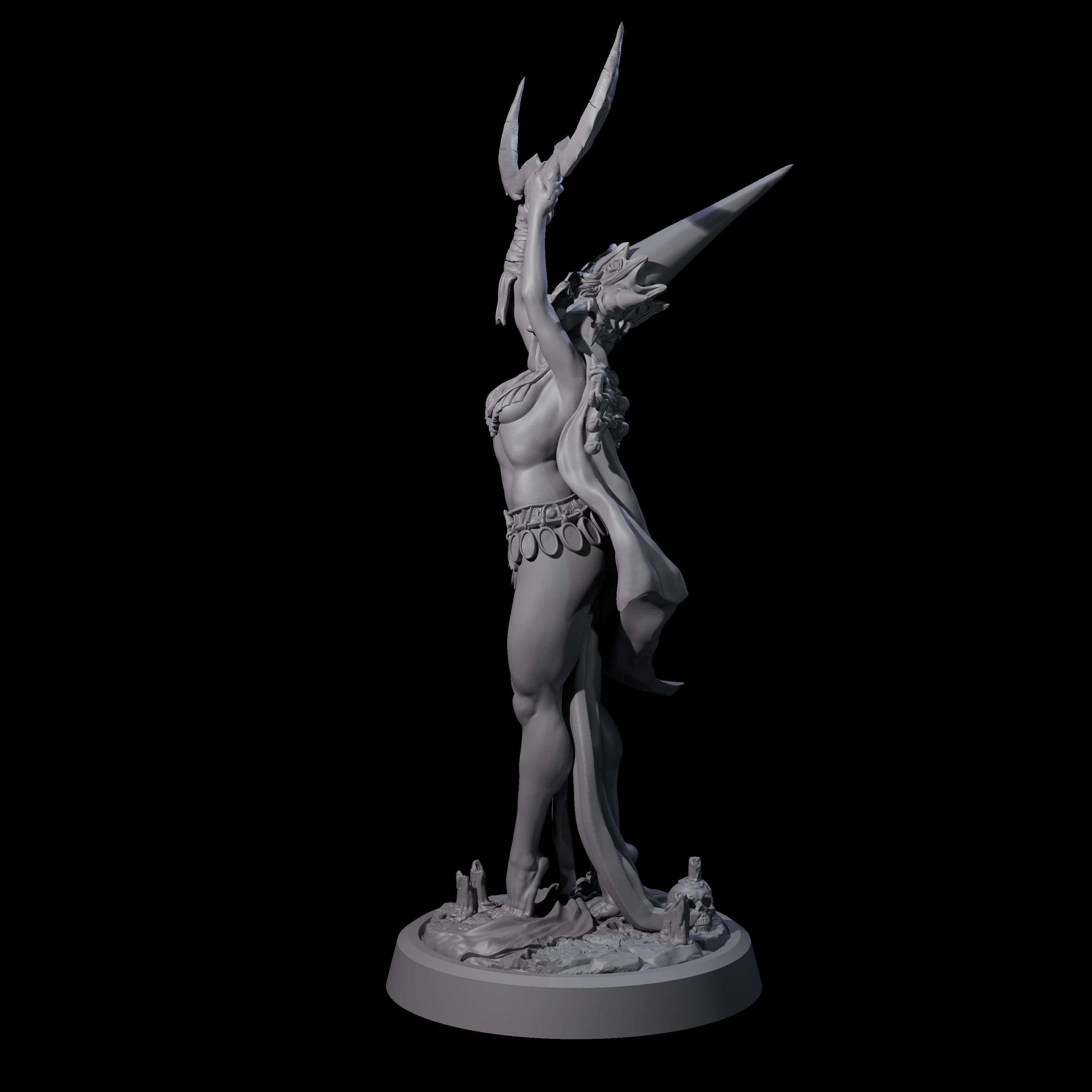 Ritualistic Cultist A Miniature for Dungeons and Dragons, Pathfinder or other TTRPGs