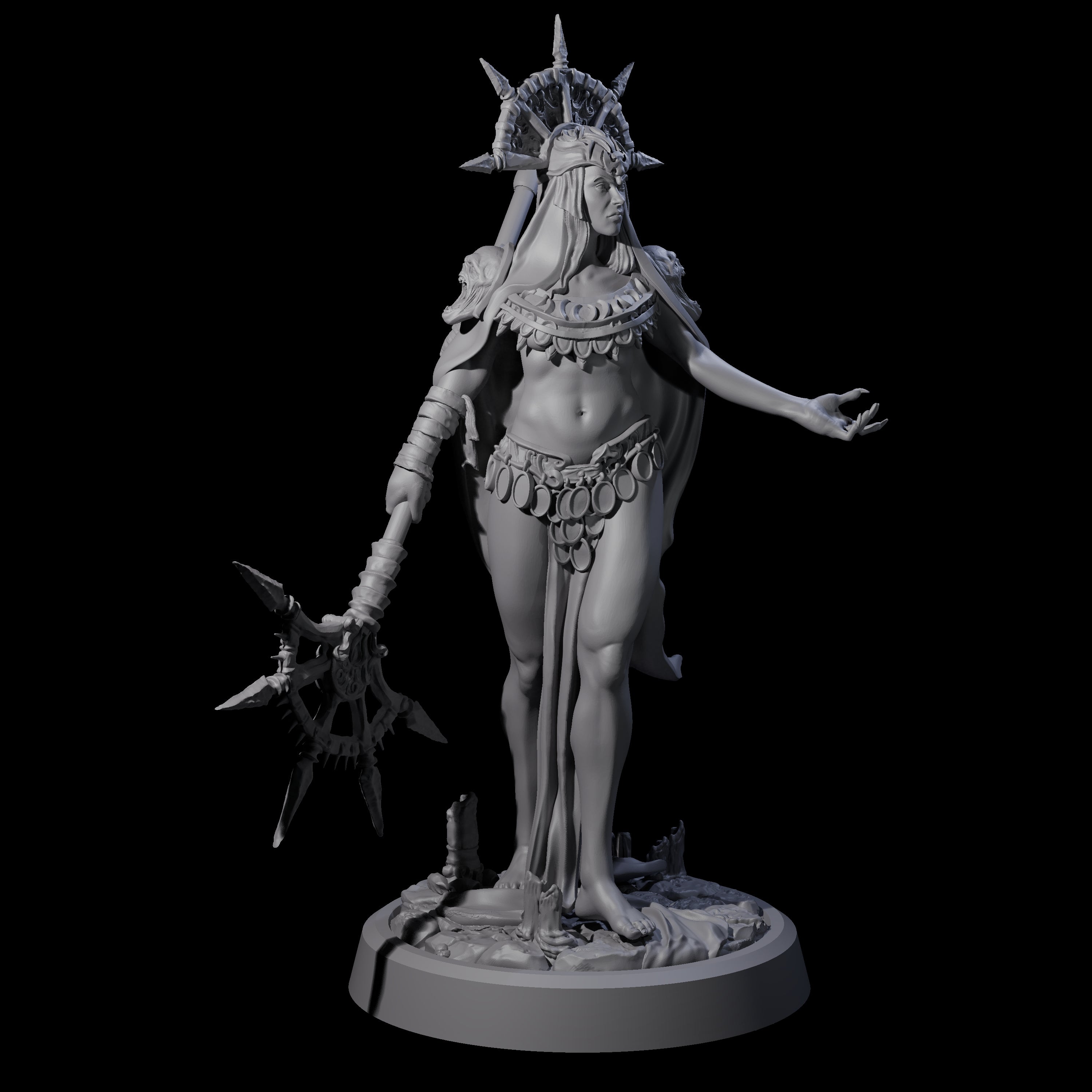 Ritualistic Cultist B Miniature for Dungeons and Dragons, Pathfinder or other TTRPGs