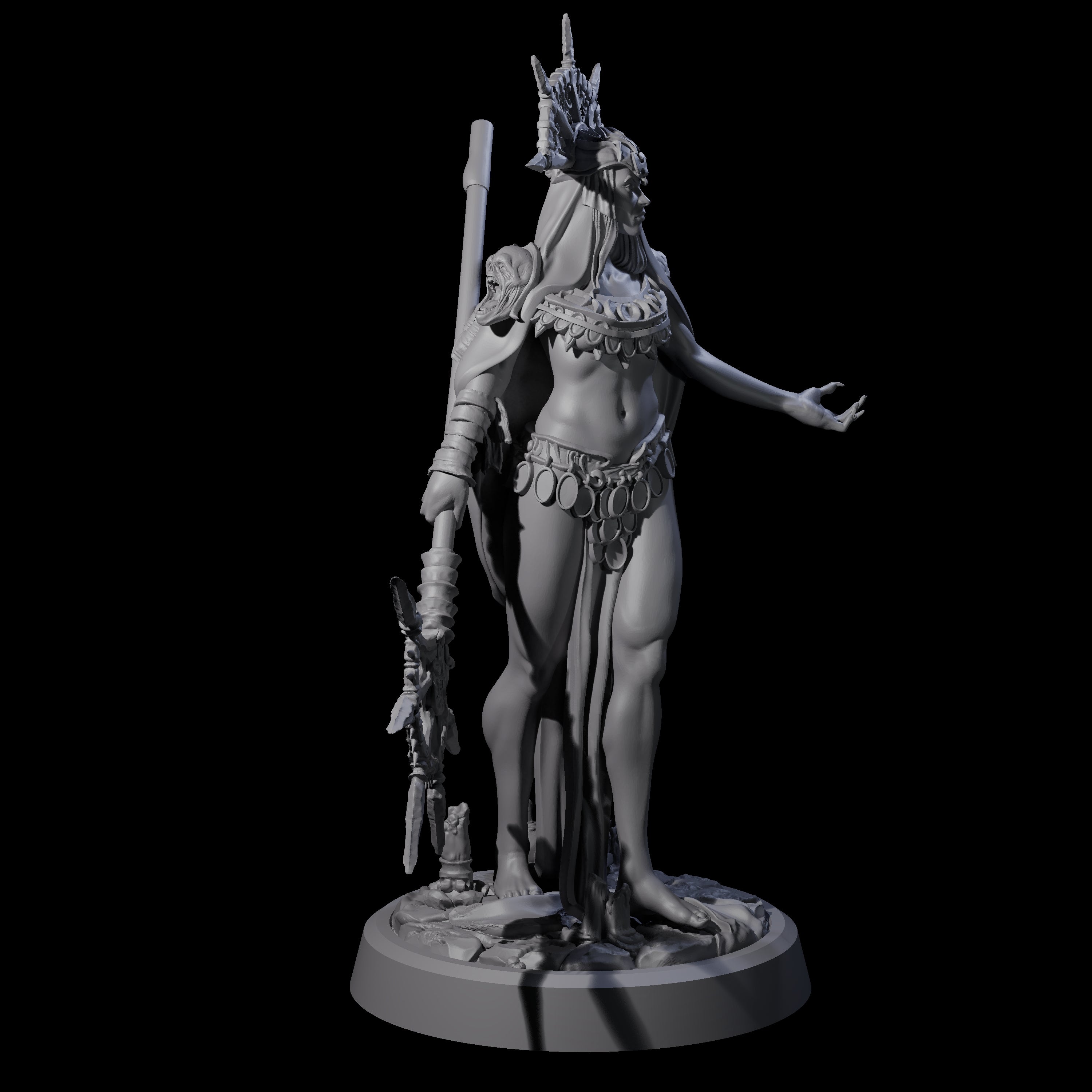 Ritualistic Cultist B Miniature for Dungeons and Dragons, Pathfinder or other TTRPGs