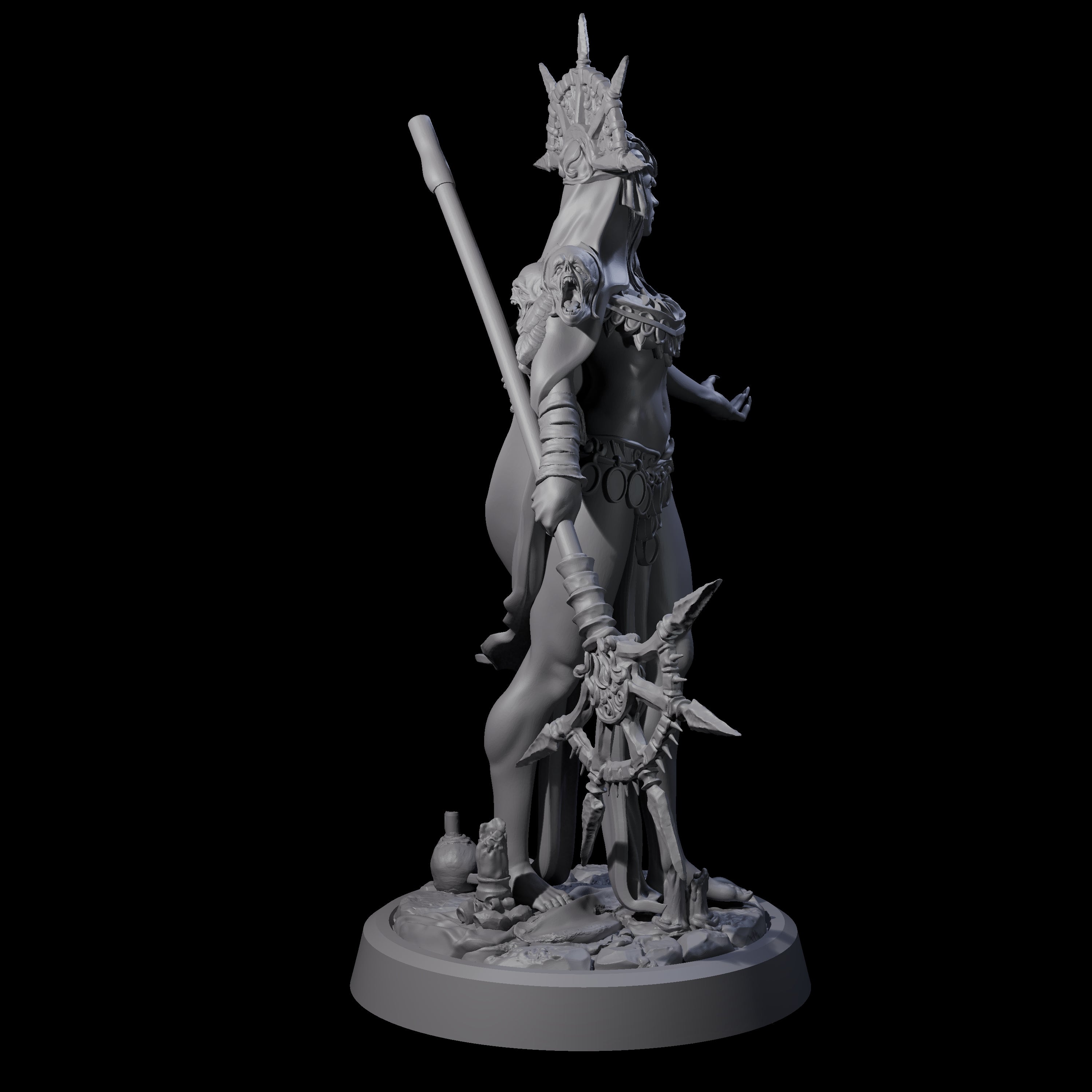 Ritualistic Cultist B Miniature for Dungeons and Dragons, Pathfinder or other TTRPGs