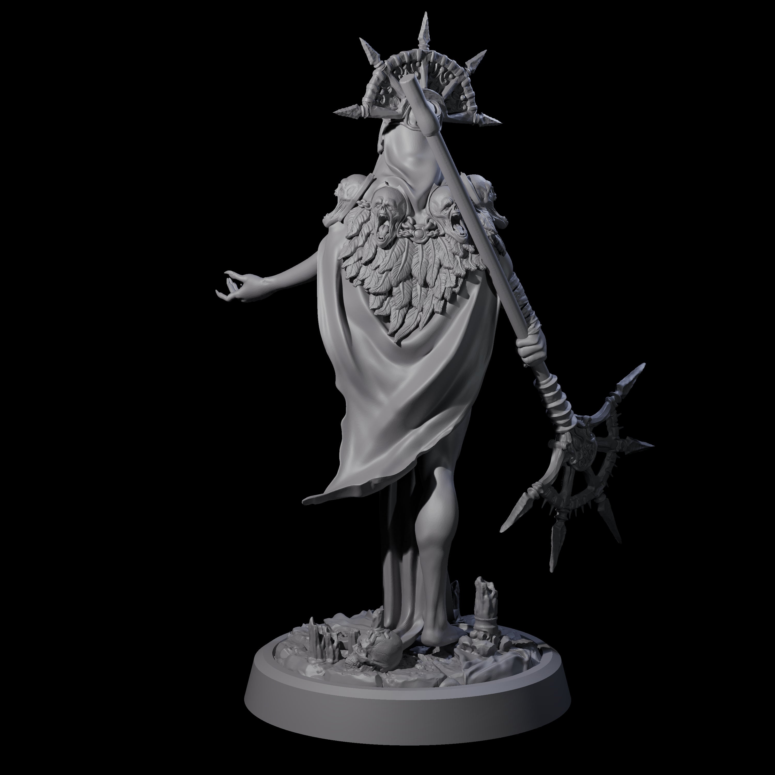 Ritualistic Cultist B Miniature for Dungeons and Dragons, Pathfinder or other TTRPGs