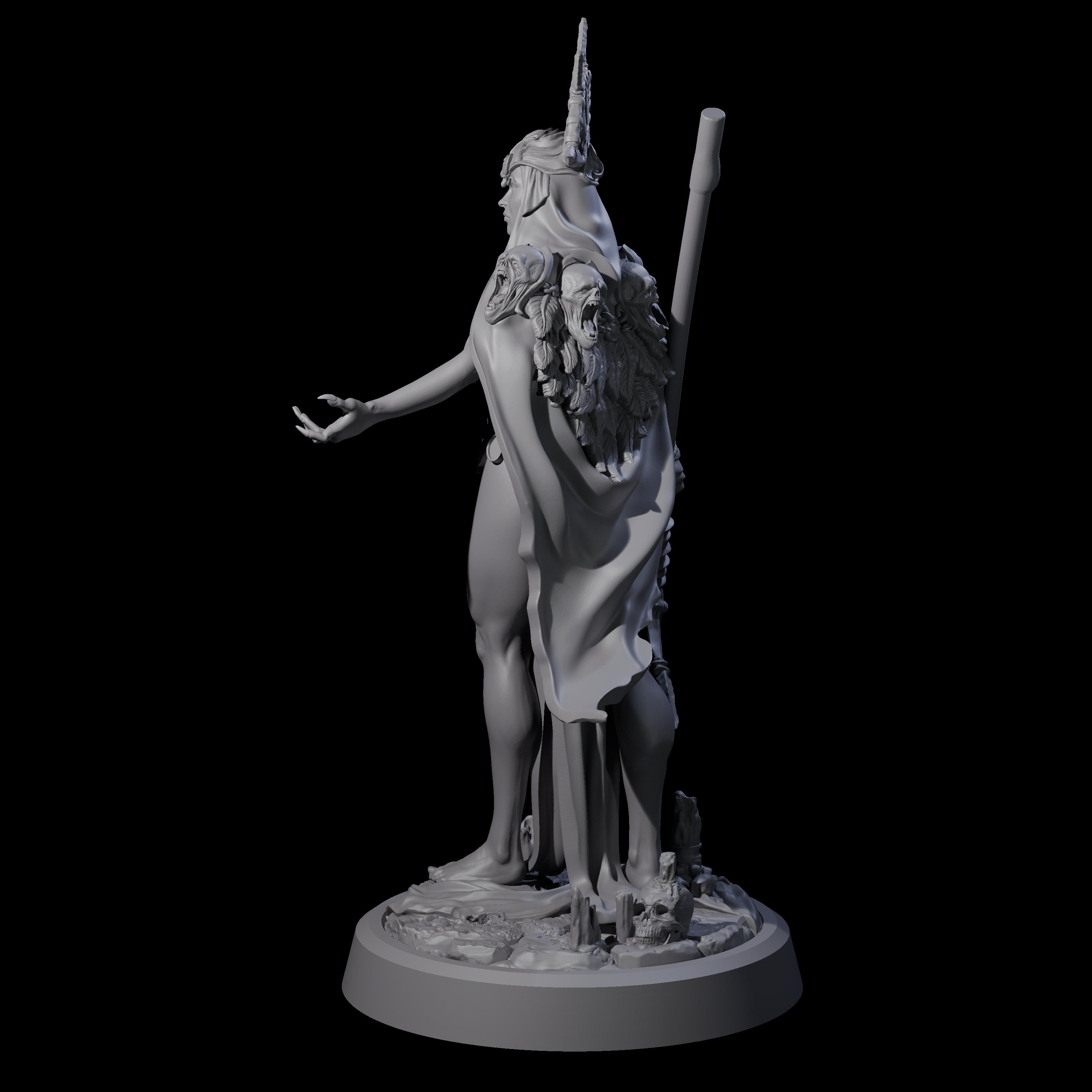 Ritualistic Cultist B Miniature for Dungeons and Dragons, Pathfinder or other TTRPGs