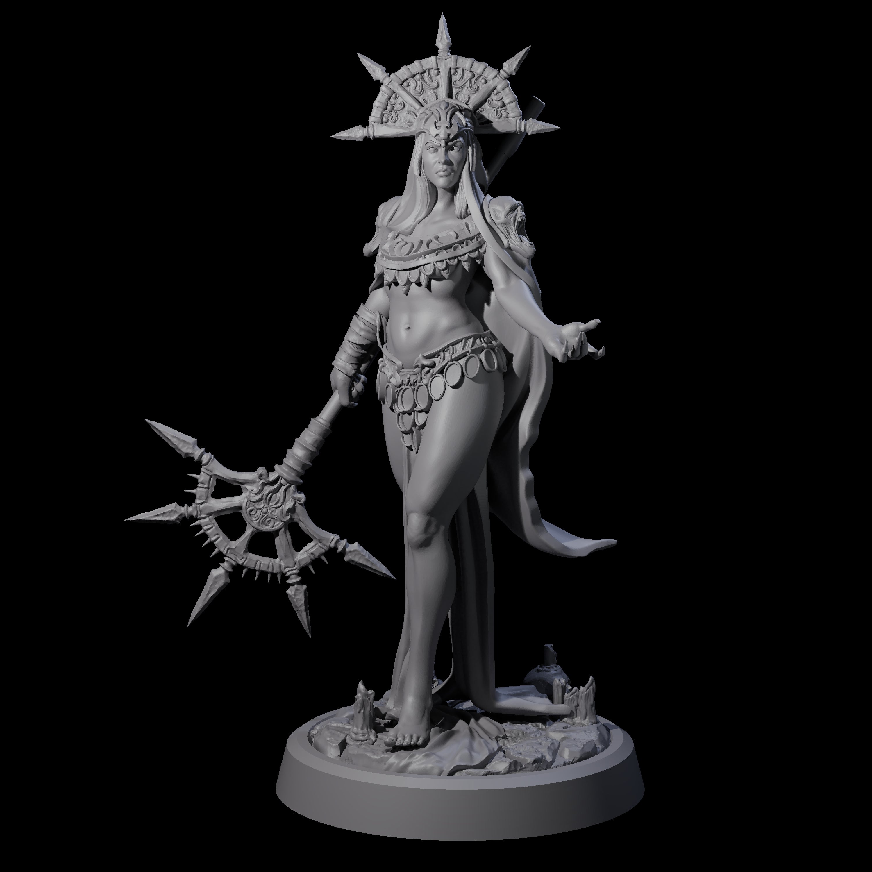 Ritualistic Cultist B Miniature for Dungeons and Dragons, Pathfinder or other TTRPGs