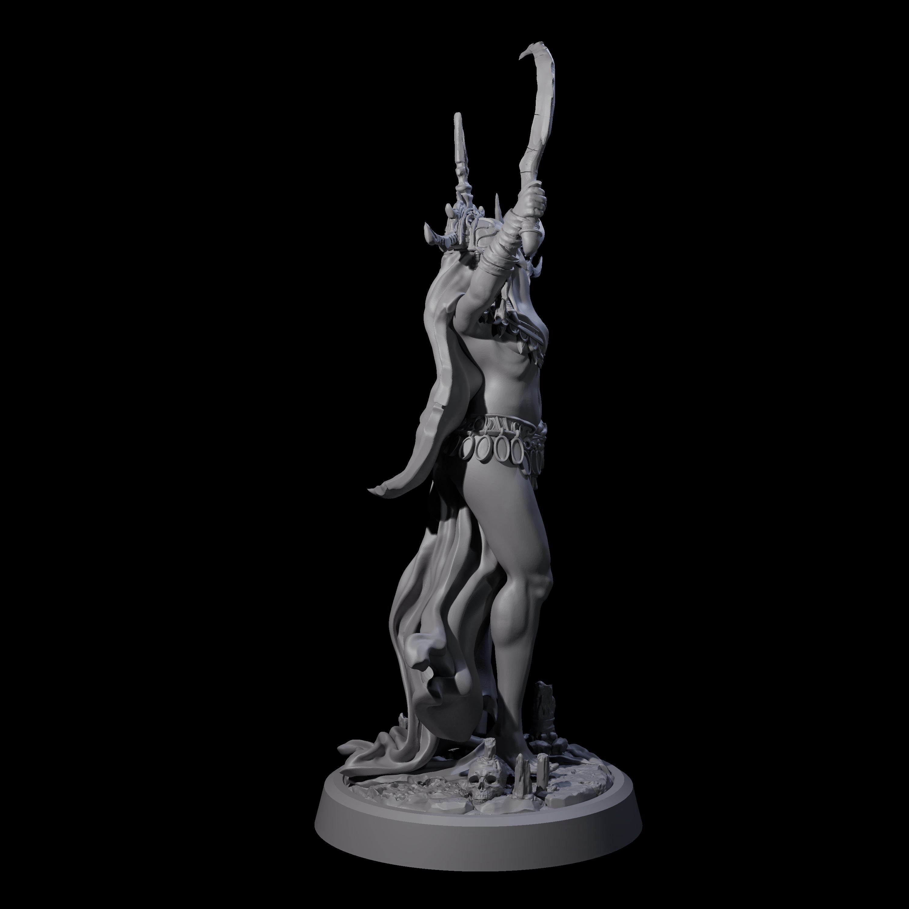 Ritualistic Cultist C Miniature for Dungeons and Dragons, Pathfinder or other TTRPGs