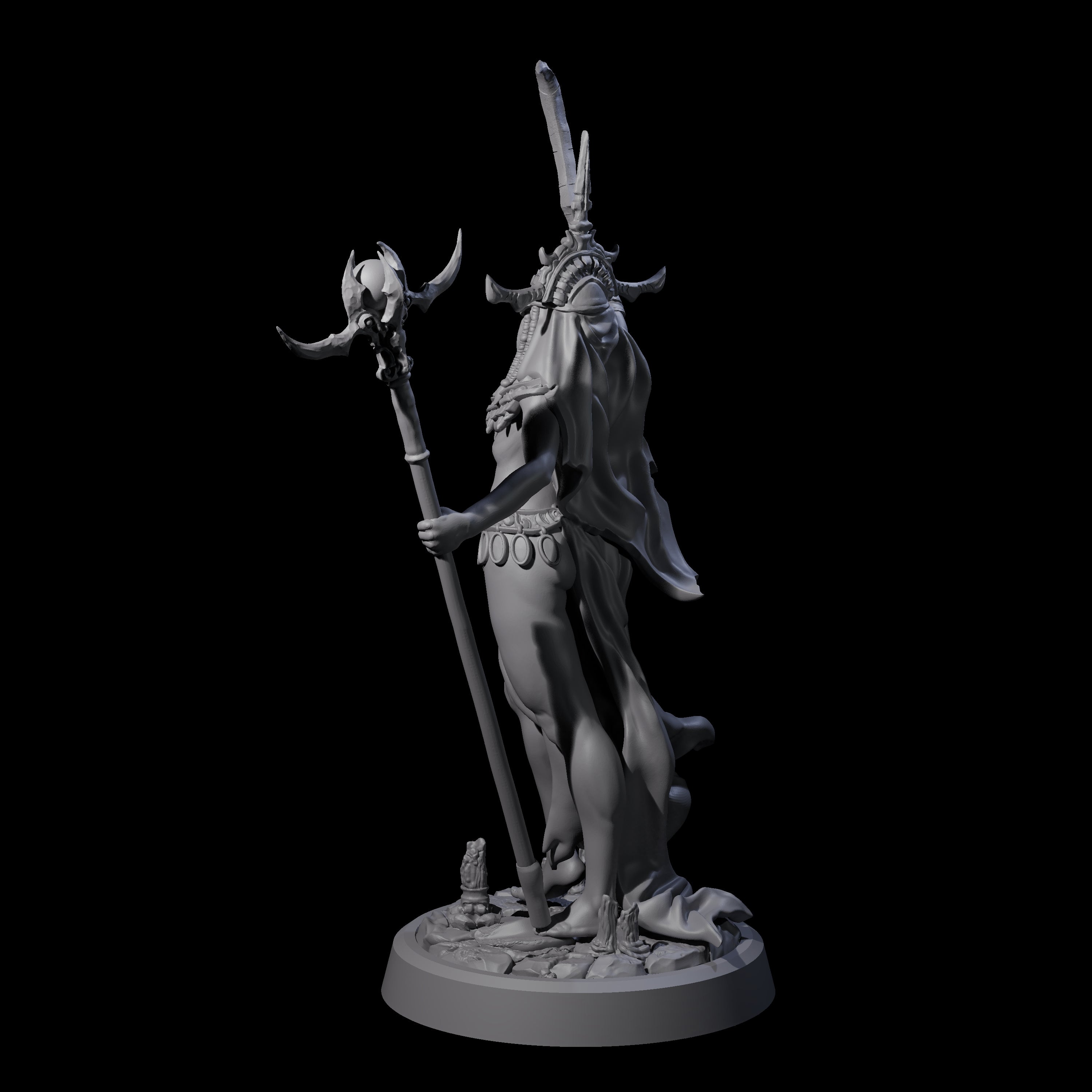 Ritualistic Cultist C Miniature for Dungeons and Dragons, Pathfinder or other TTRPGs