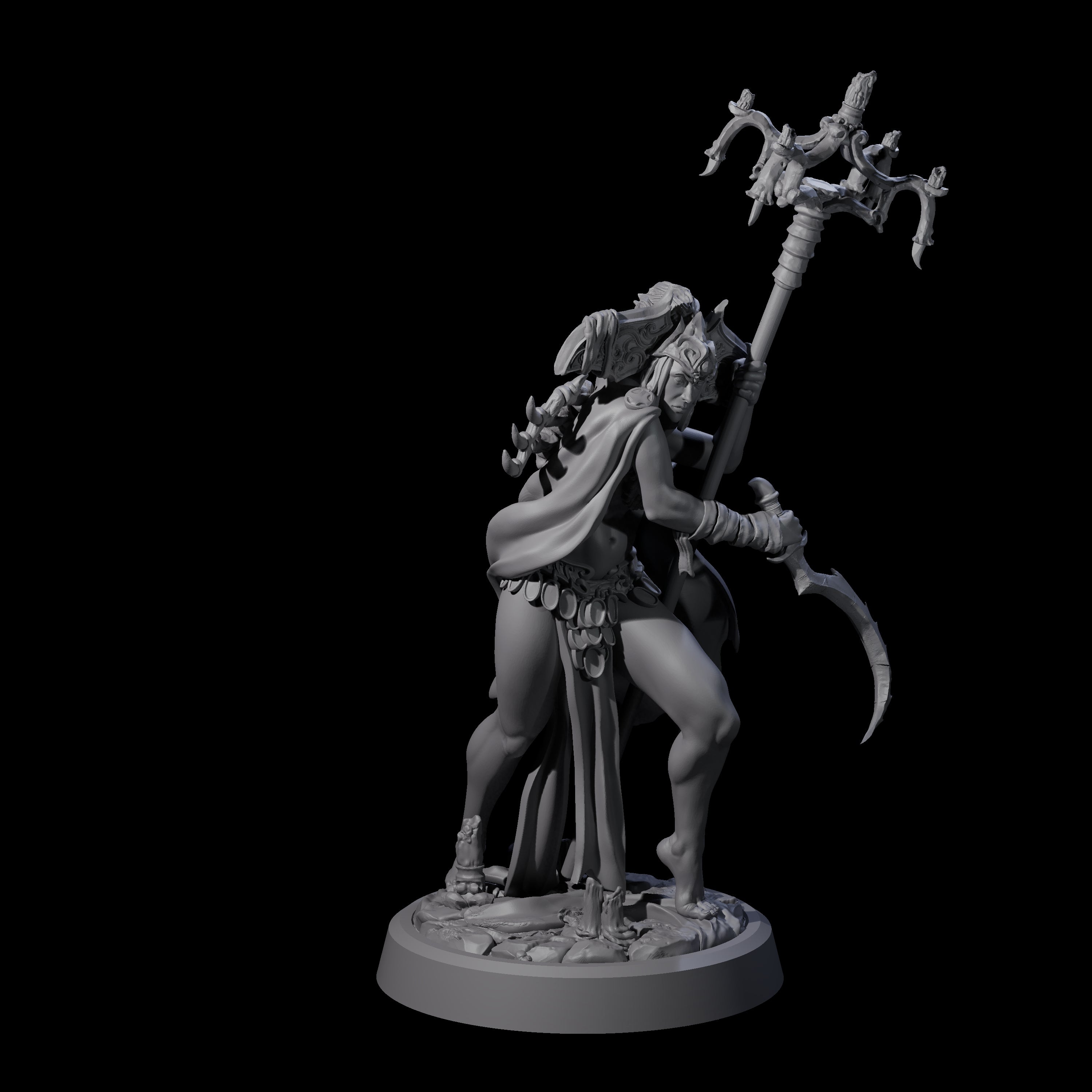 Ritualistic Cultist D Miniature for Dungeons and Dragons, Pathfinder or other TTRPGs