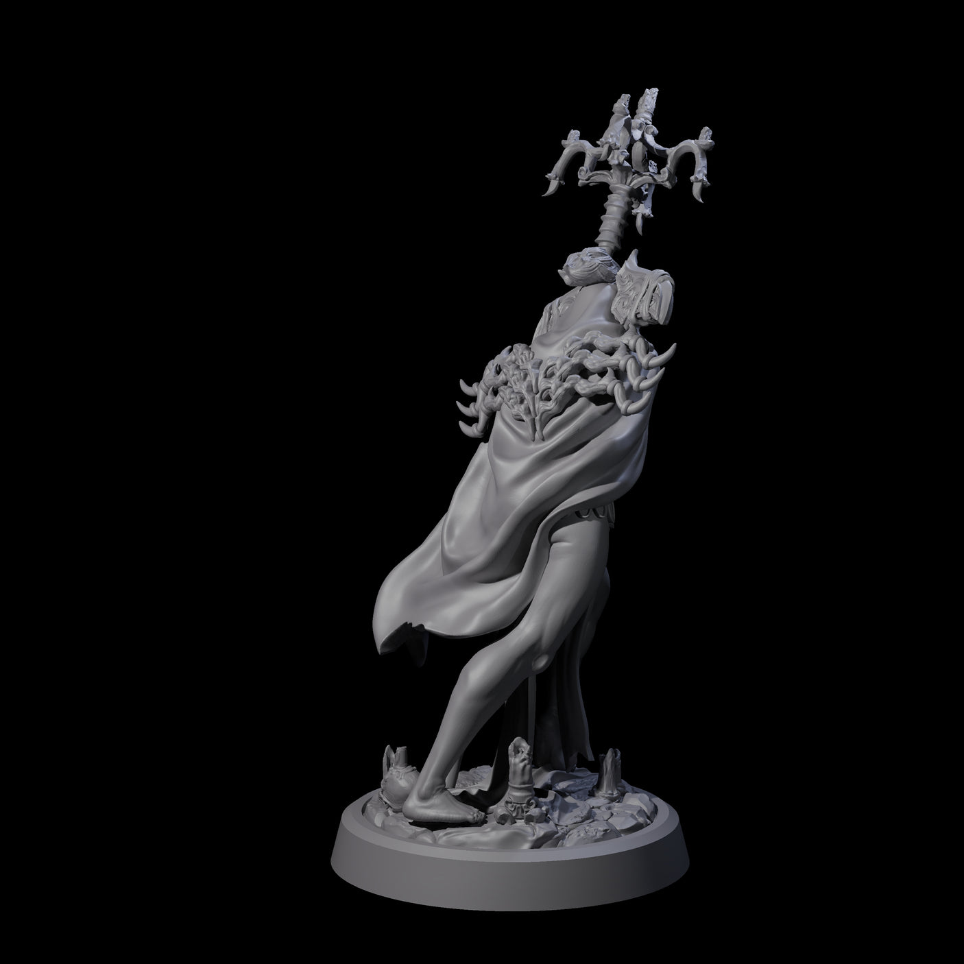 Ritualistic Cultist D Miniature for Dungeons and Dragons, Pathfinder or other TTRPGs