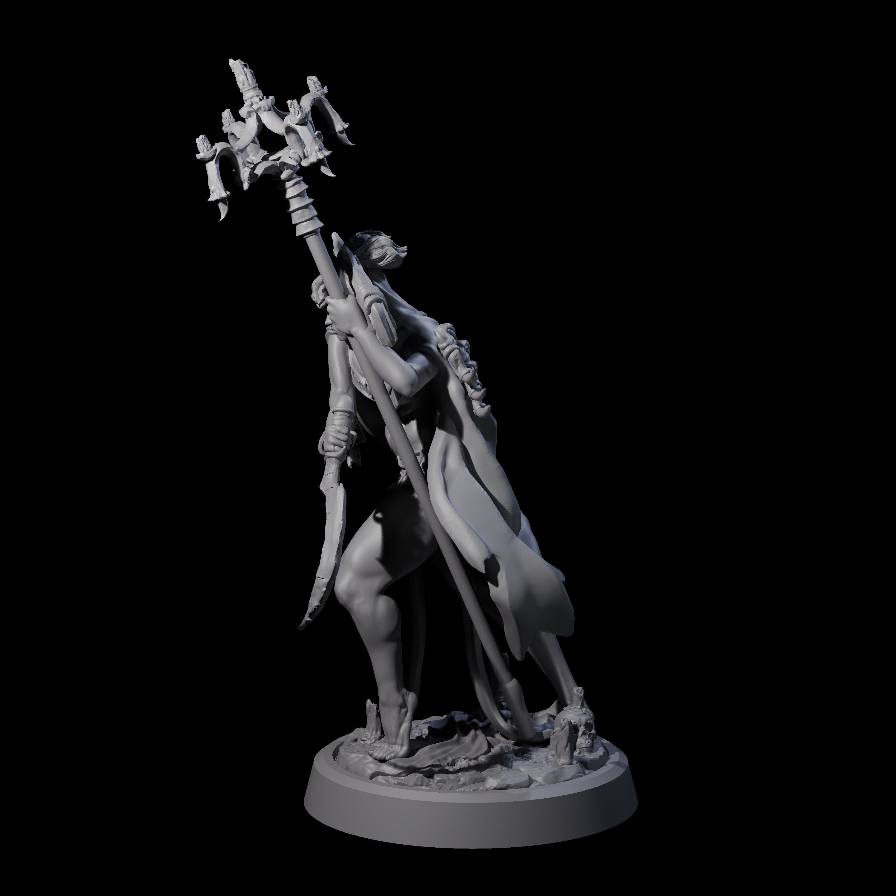 Ritualistic Cultist D Miniature for Dungeons and Dragons, Pathfinder or other TTRPGs