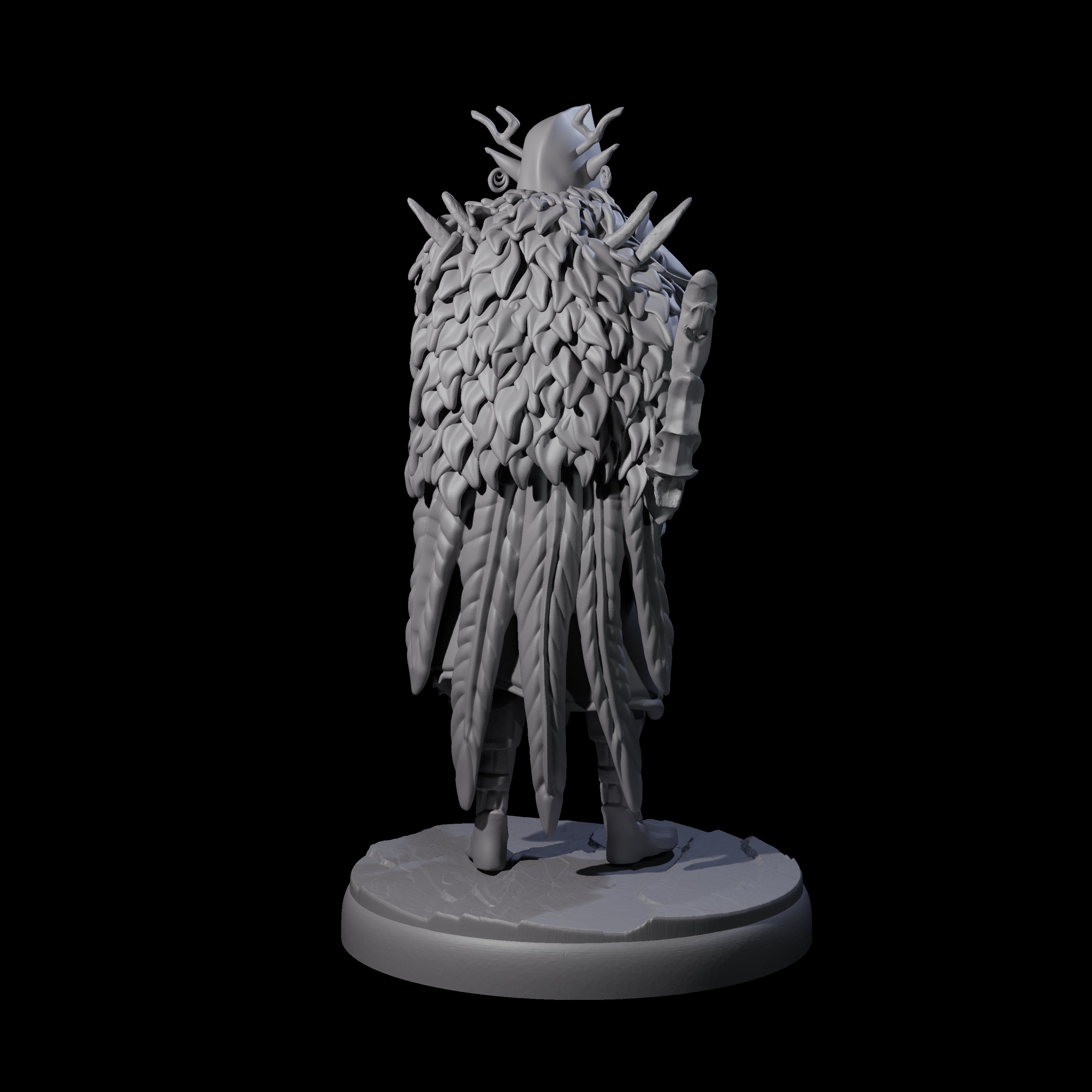 Roaming Dark Elf Ranger A Miniature for Dungeons and Dragons, Pathfinder or other TTRPGs