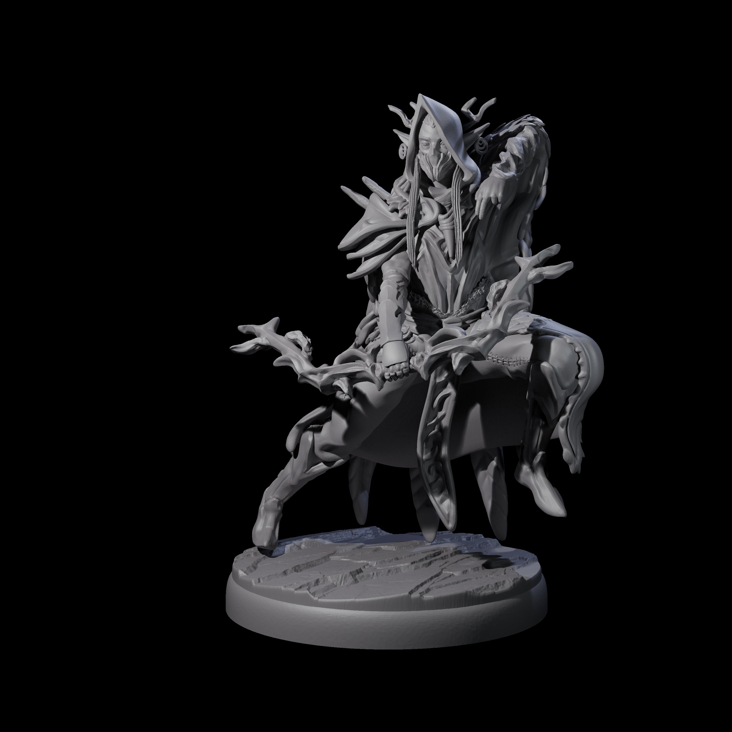 Roaming Dark Elf Ranger C Miniature for Dungeons and Dragons, Pathfinder or other TTRPGs