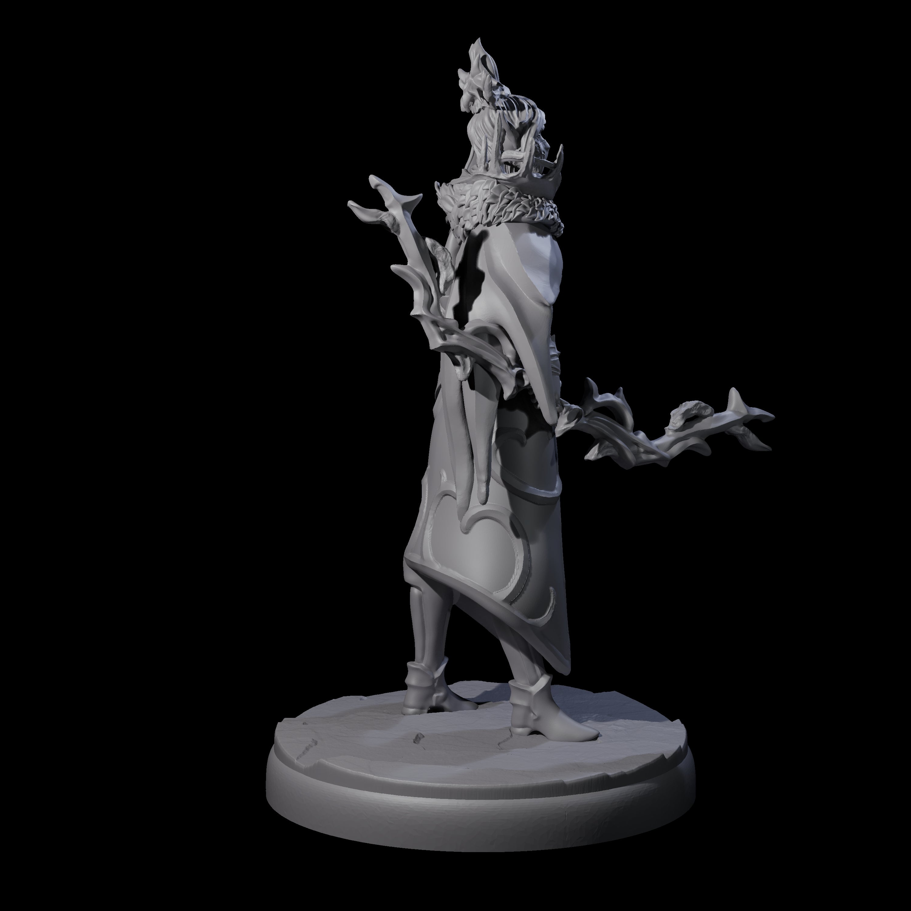 Roaming Dark Elf Ranger D Miniature for Dungeons and Dragons, Pathfinder or other TTRPGs